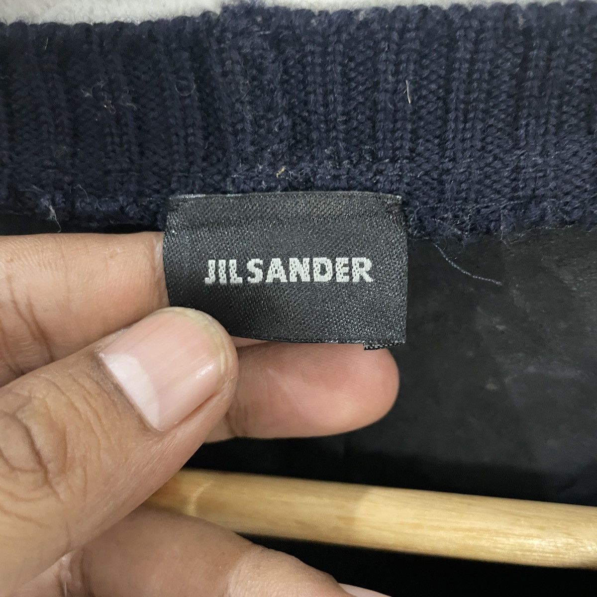 Jil Sander Vintage Jil Sander Pullover Crewneck Leather Sweatshirt Size US M / EU 48-50 / 2 - 6 Thumbnail