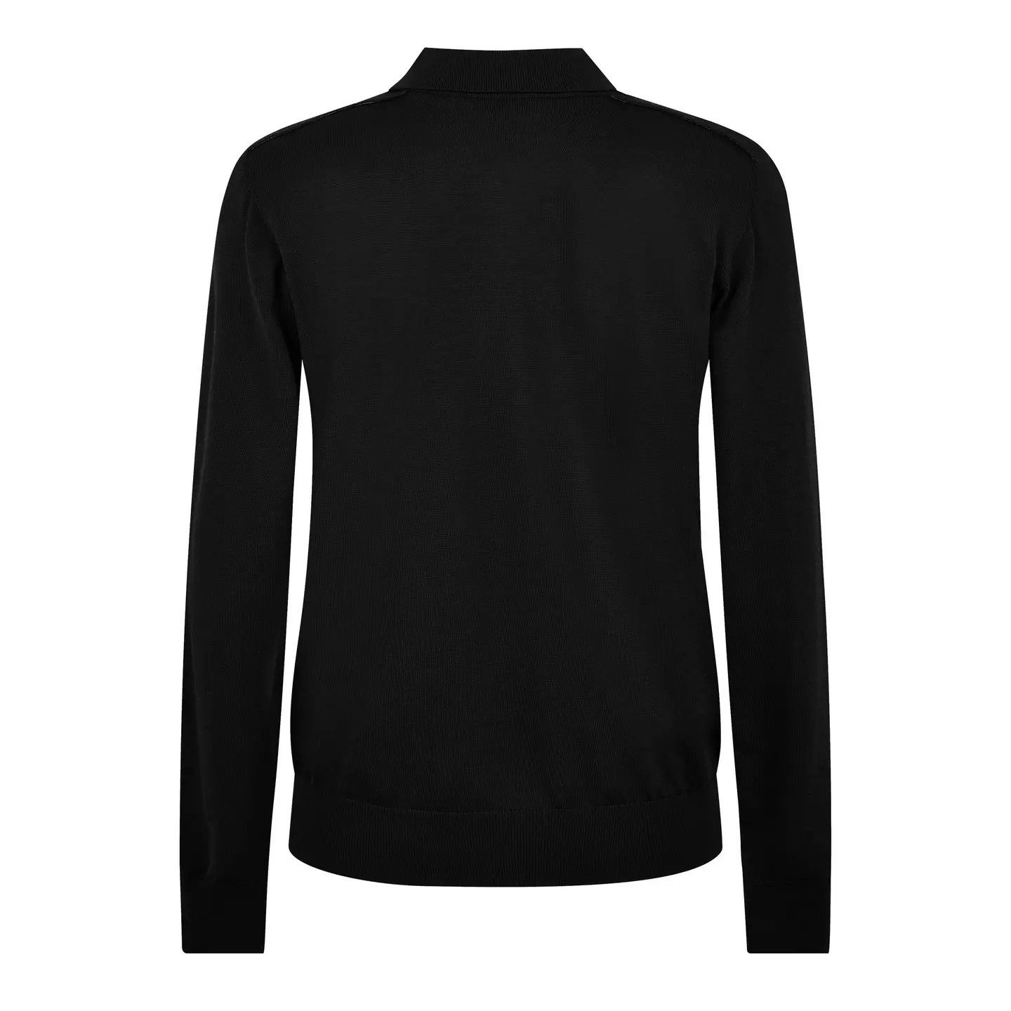Burberry o1g2r1mq0426 Long Sleeve Knit Polo Shirt in Black Size US M / EU 48-50 / 2 - 6 Thumbnail