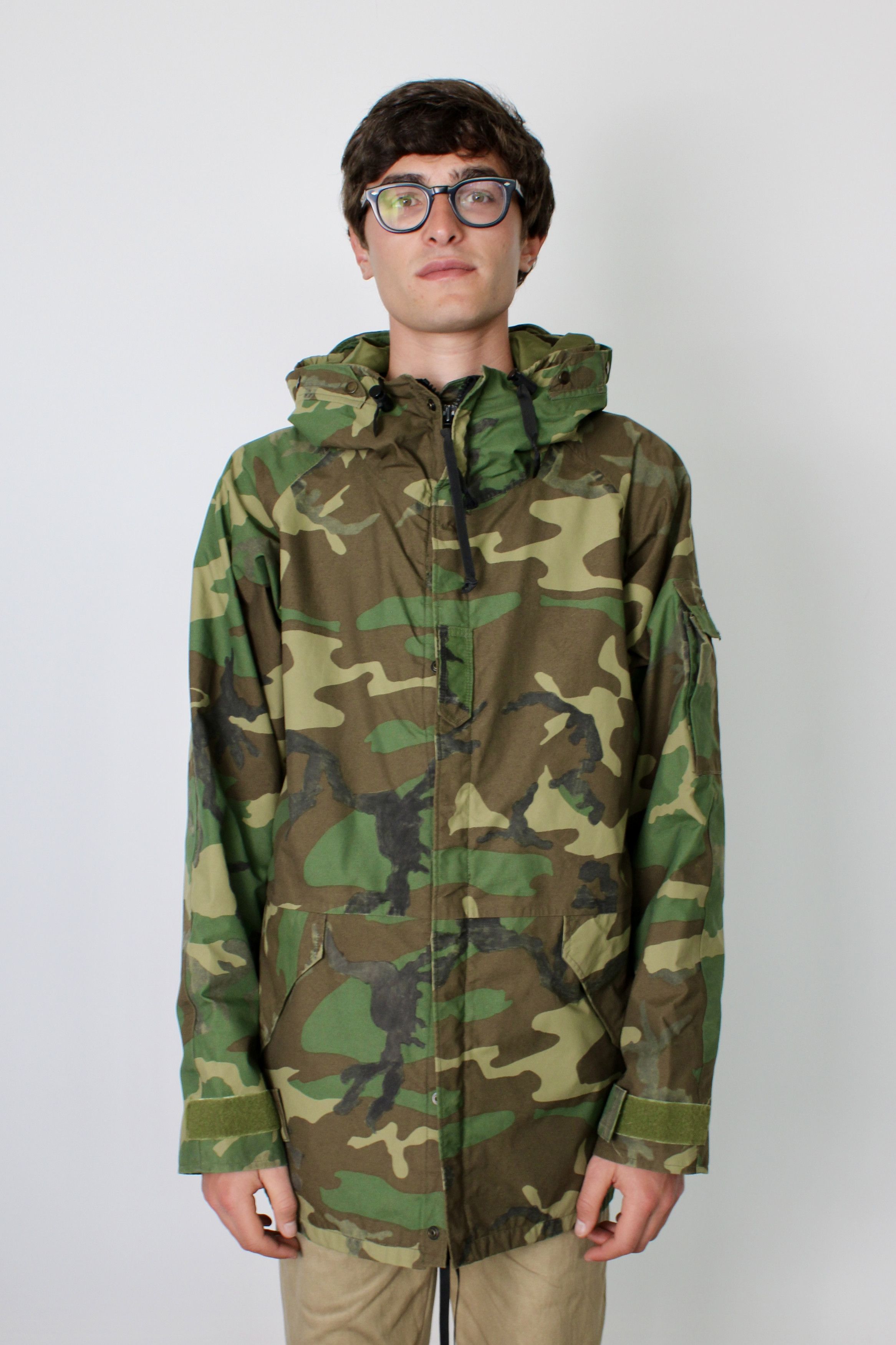Other vintage us army gore-tex parka ecwcs woodland camo Size US L / EU 52-54 / 3 - 1 Thumbnail