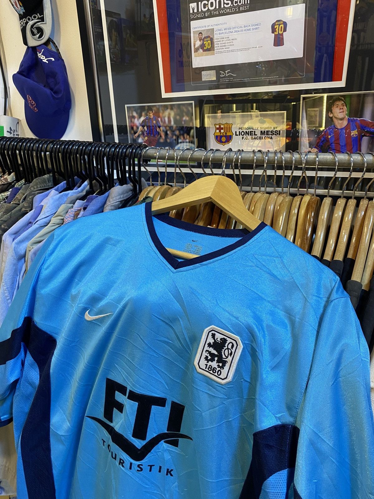 Nike Vintage Y2K 1860 Munich Away Kit Size US M / EU 48-50 / 2 - 2 Thumbnail