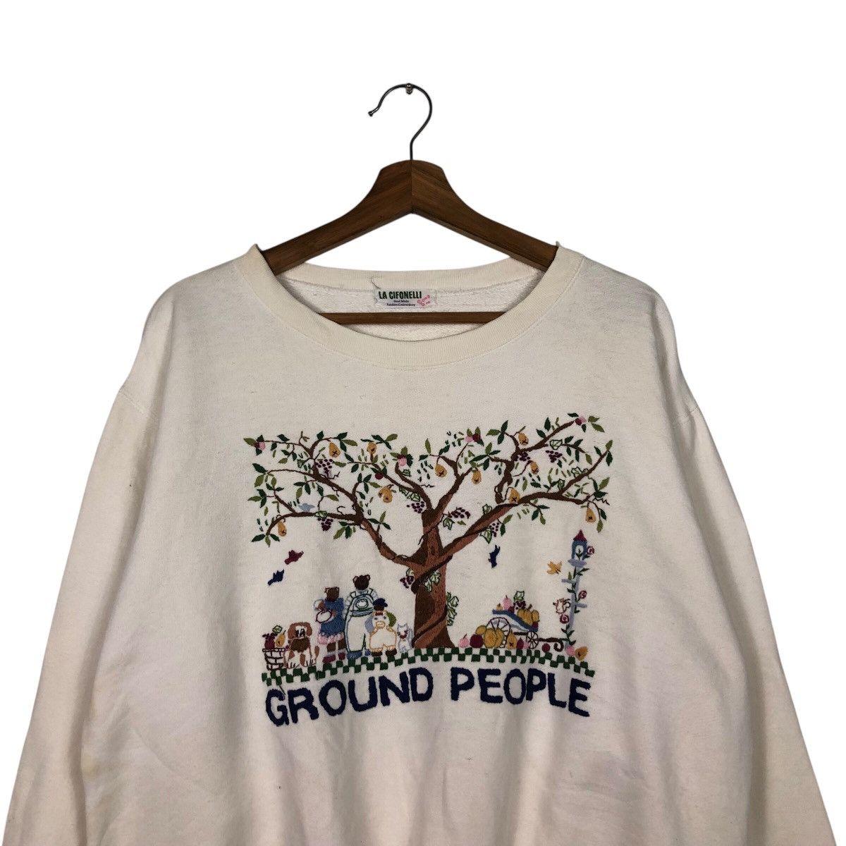 Japanese Brand × Vintage 📌Vintage Sweatshirt Pull Over La Cifonelli Embroidered Size US M / EU 48-50 / 2 - 4 Thumbnail