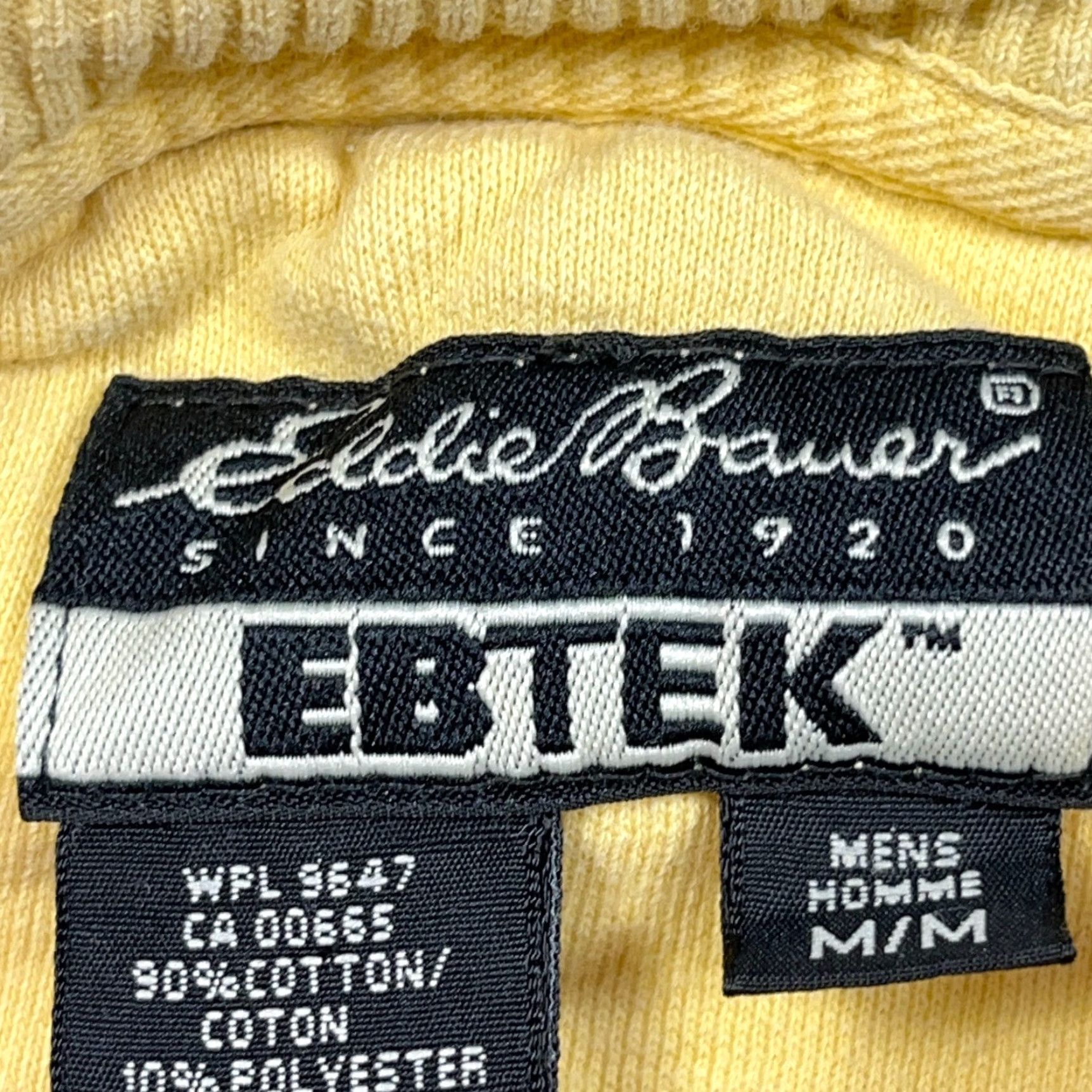 Eddie Bauer VINTAGE Eddie Bauer Sweatshirt Men M Yellow Crewneck EBtek Embroidered Logo Graphic Print Size US M / EU 48-50 / 2 - 4 Thumbnail