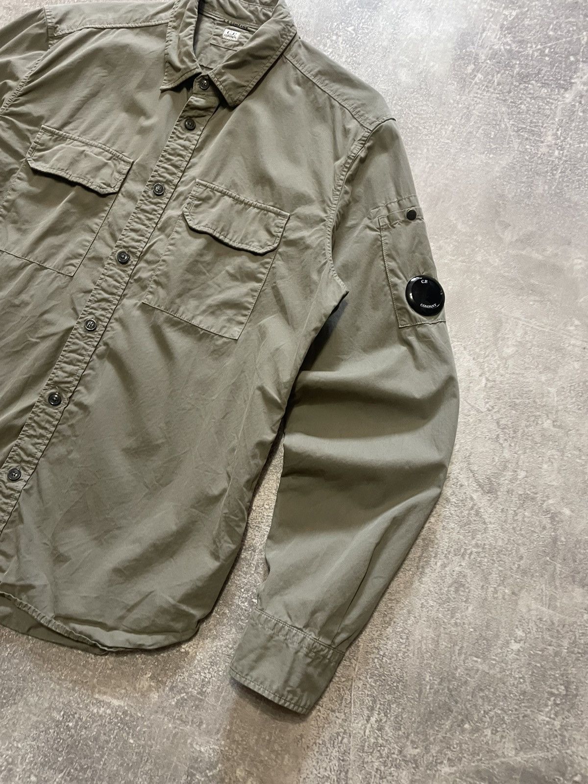 C.P. Company CP Company Khaki Owershirt Jacket Size US M / EU 48-50 / 2 - 5 Thumbnail