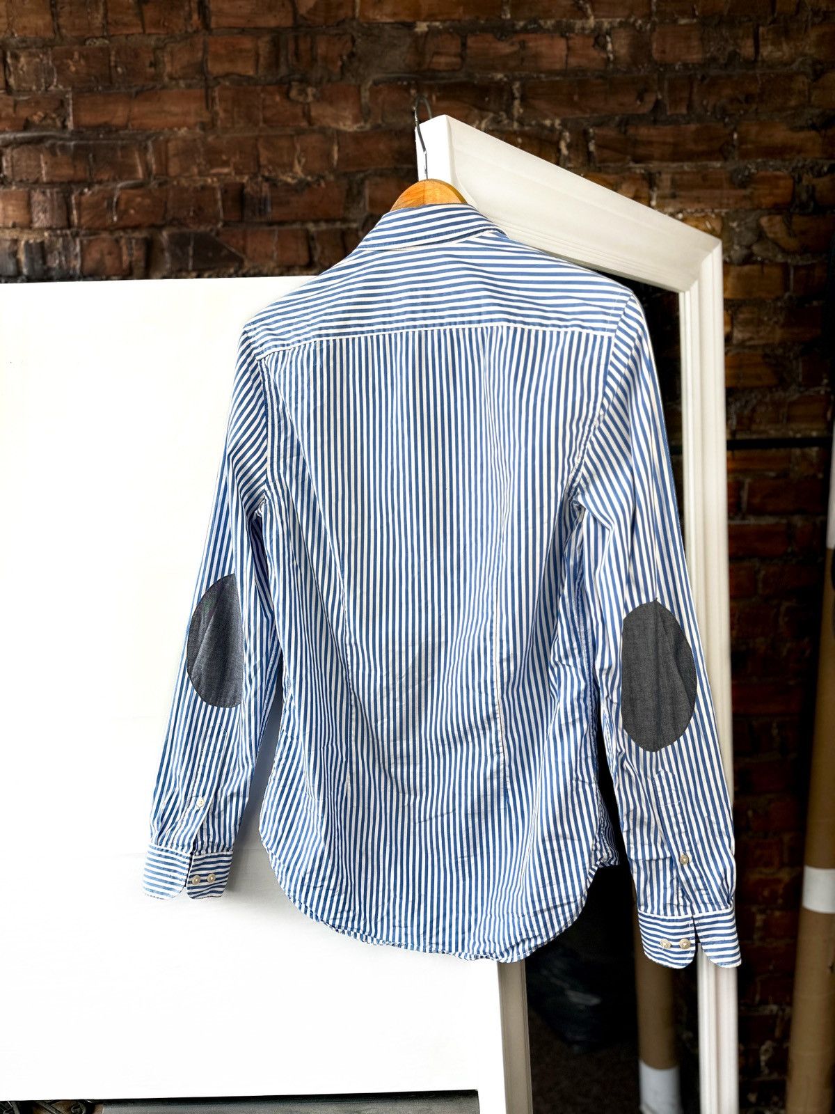 Zara ZARA Men’s Stripped Shirts Button Up Blue Size: S Size US S / EU 44-46 / 1 - 5 Thumbnail