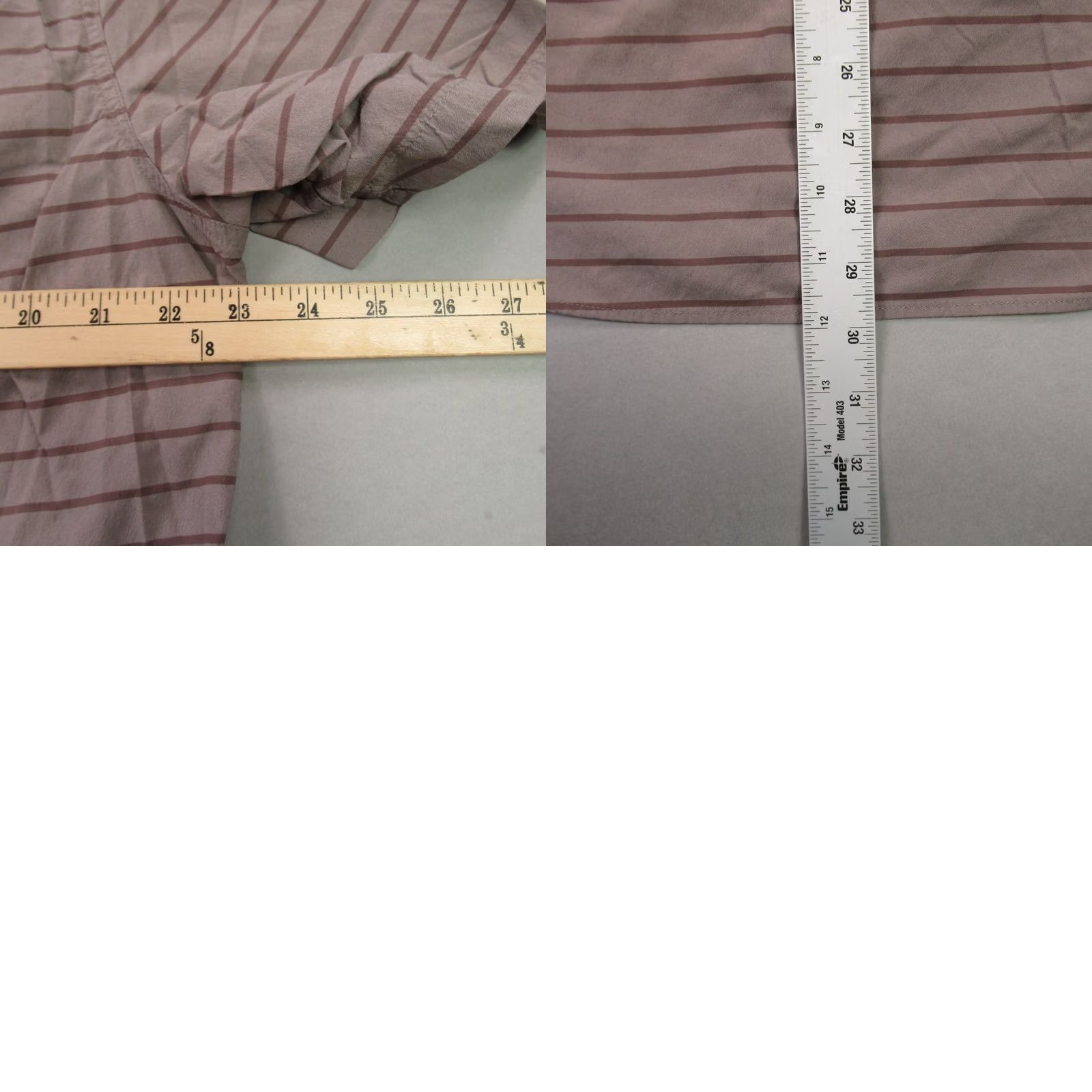 Prana prAna Shirt Mens L Short Sleeve Button Up Lightweight Pockets Hike Stripe Shirt Size US L / EU 52-54 / 3 - 8 Thumbnail