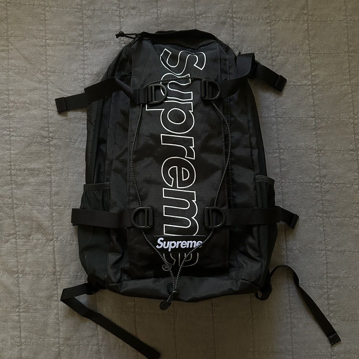 Supreme FW18 Black Backpack Bags Luggage