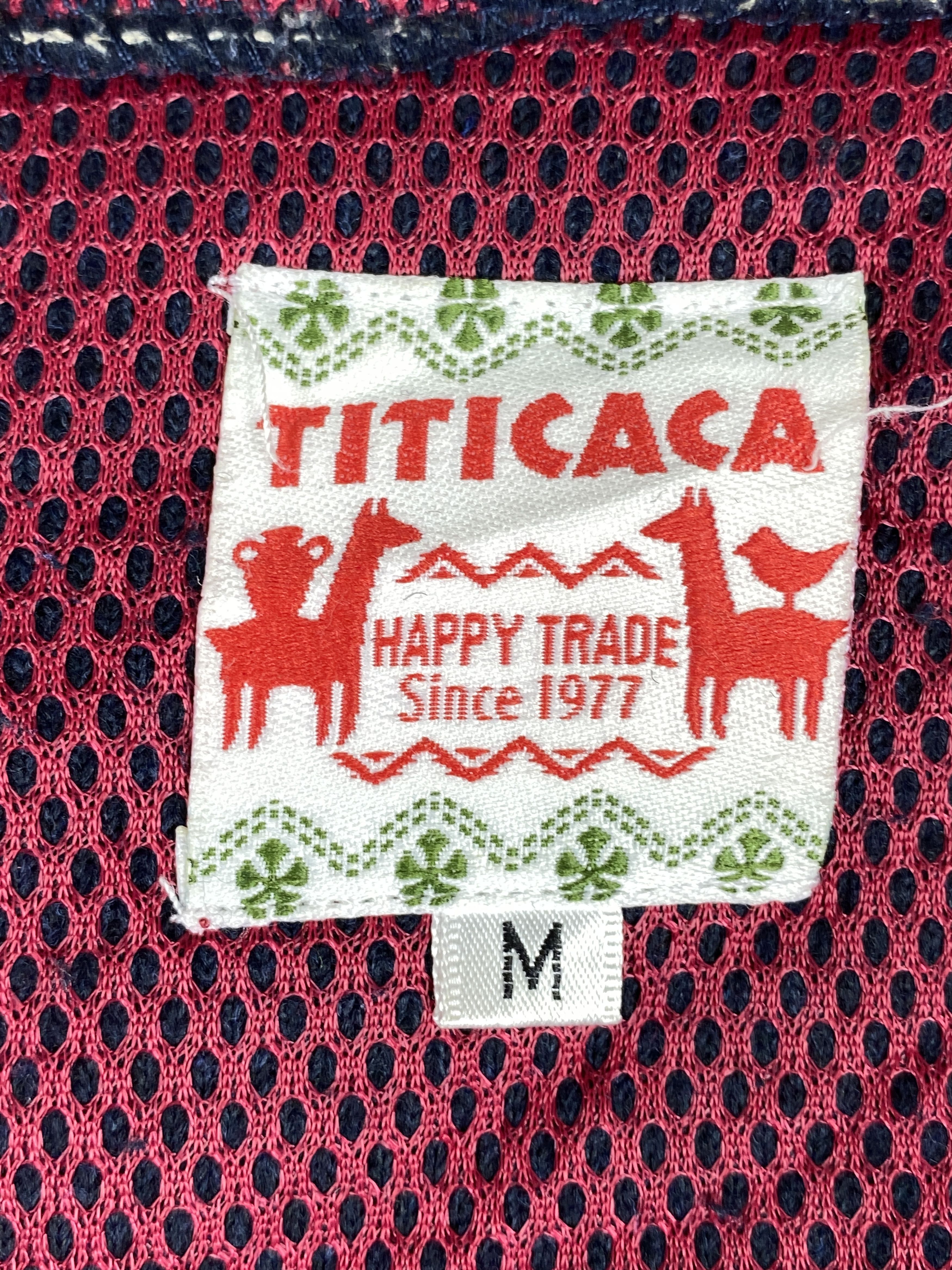 Japanese Brand Vintage Titicaca Hoodie Fleece Jacket J1718 Size US S / EU 44-46 / 1 - 9 Thumbnail