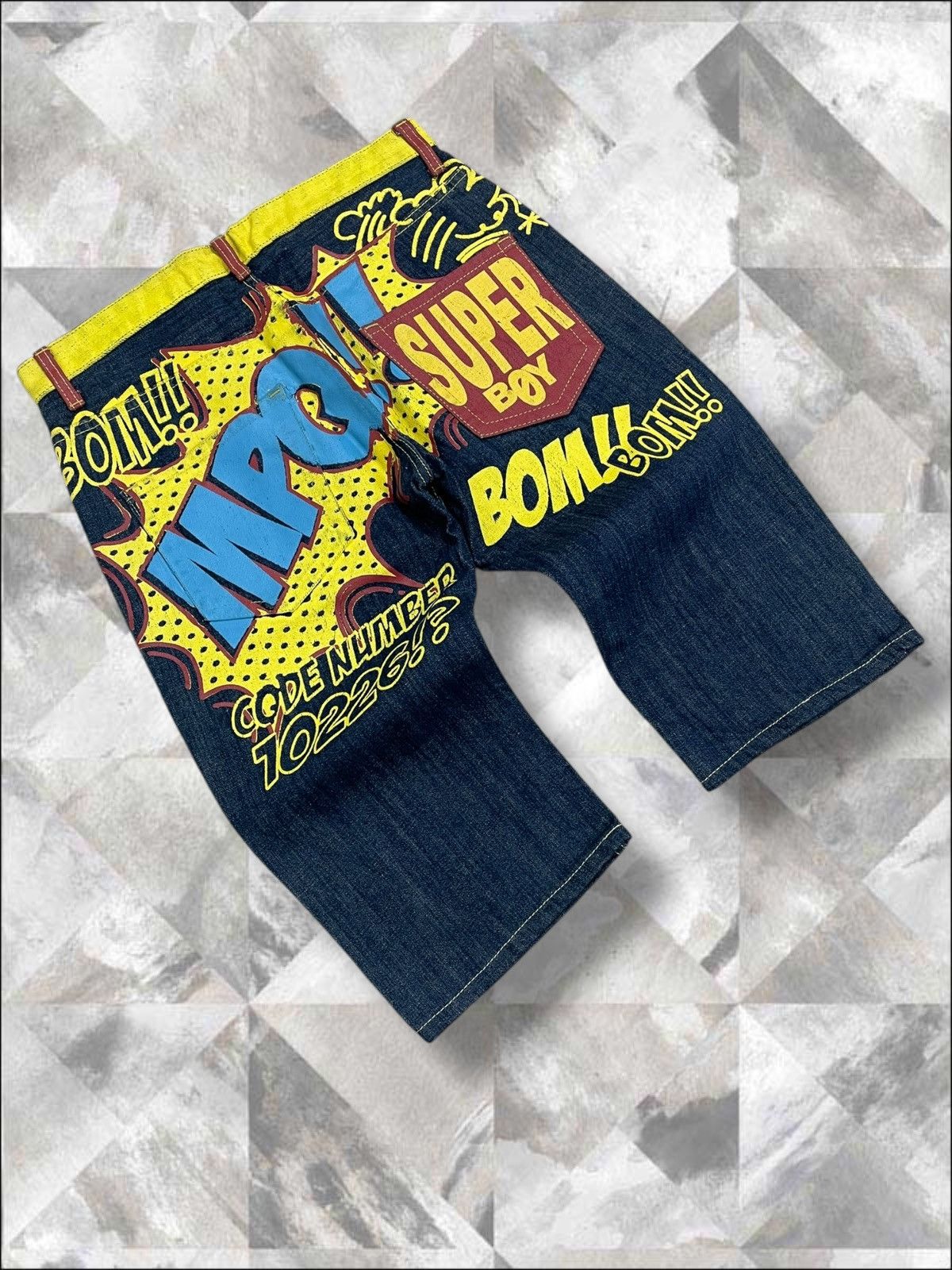 Hysteric Glamour Vintage 1990s Japan Designer Marpleq American Art Daicock Size US 30 / EU 46 - 7 Thumbnail