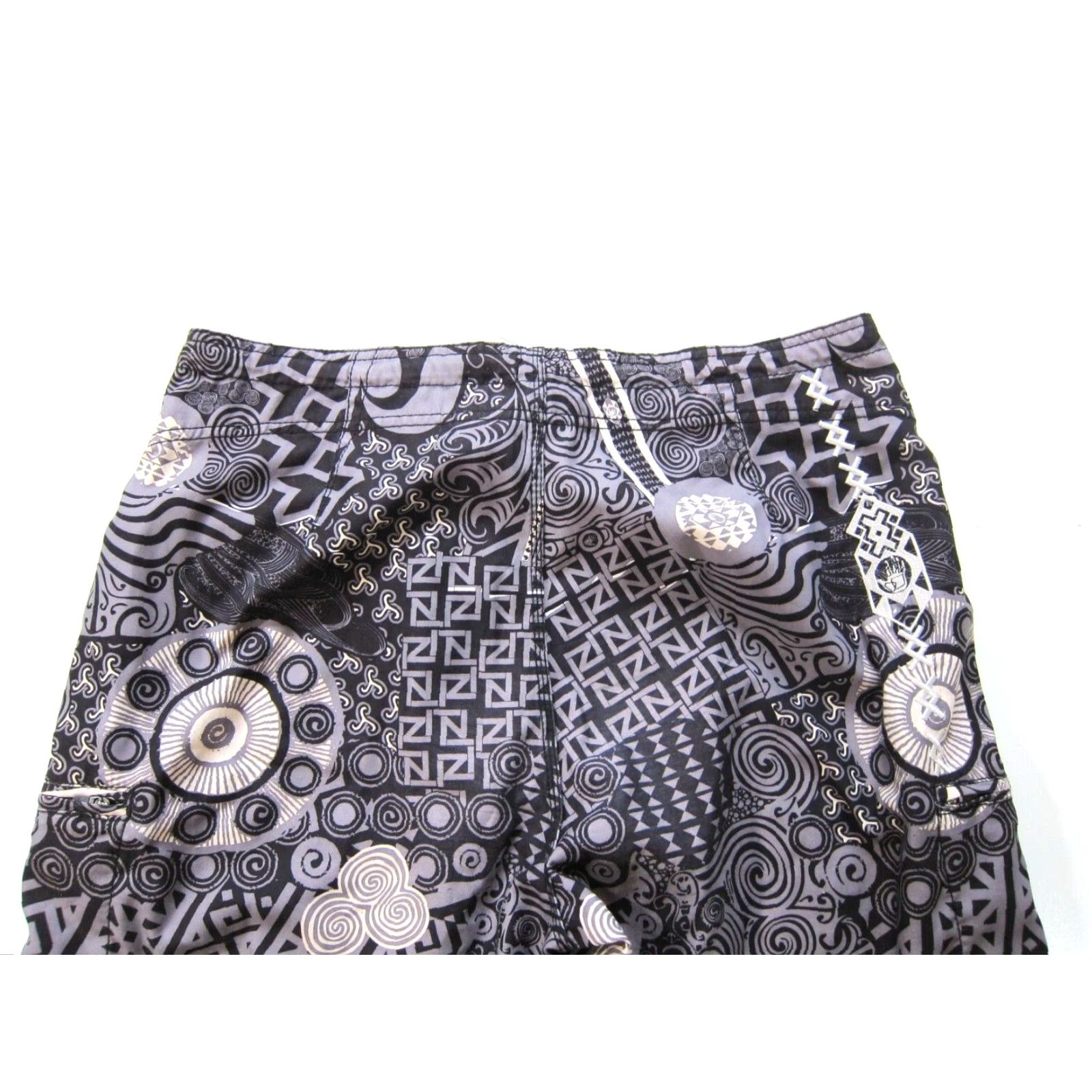 Body Glove Body Glove Black Grey Geometric Swim Beach Surf Cargo Board Short Men 34 Size US 34 / EU 50 - 6 Thumbnail
