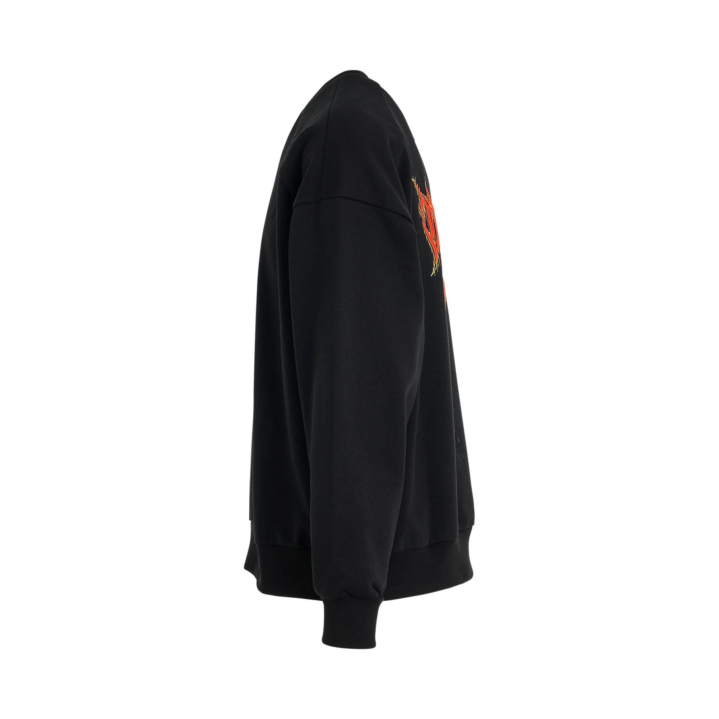 Juun.J o1mris0824 Embroidered Sweatshirt in Black Size US S / EU 44-46 / 1 - 3 Thumbnail