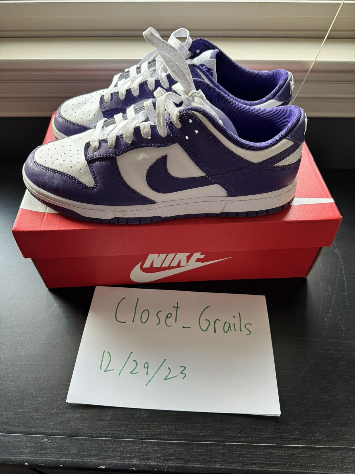 Nike Nike dunk low Court Purple Size US 10 / EU 43 - 8 Thumbnail