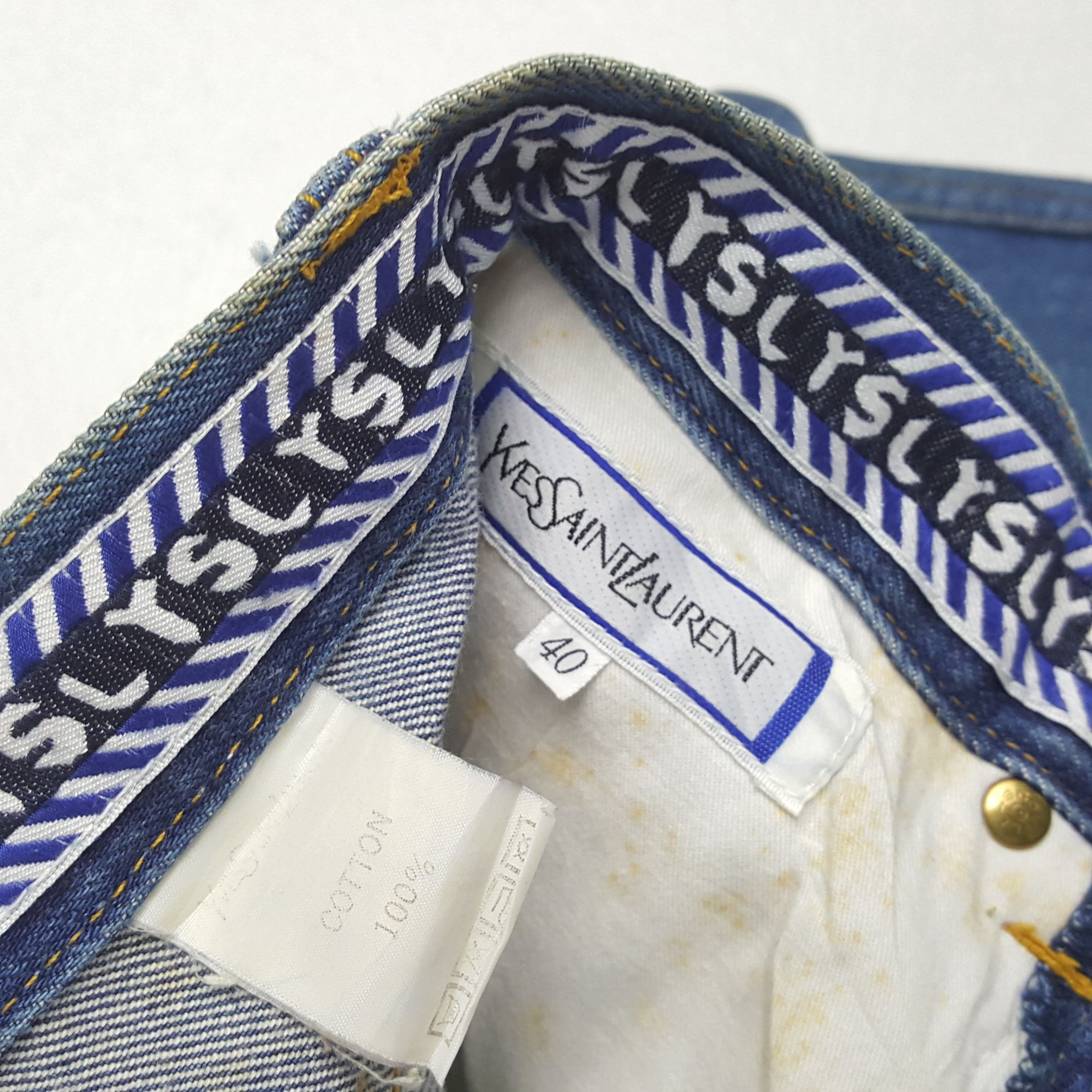 Vintage × Yves Saint Laurent YVES SAINT LAURENT YSL Fashion Brand Jeans Size US 26 / EU 42 - 14 Thumbnail