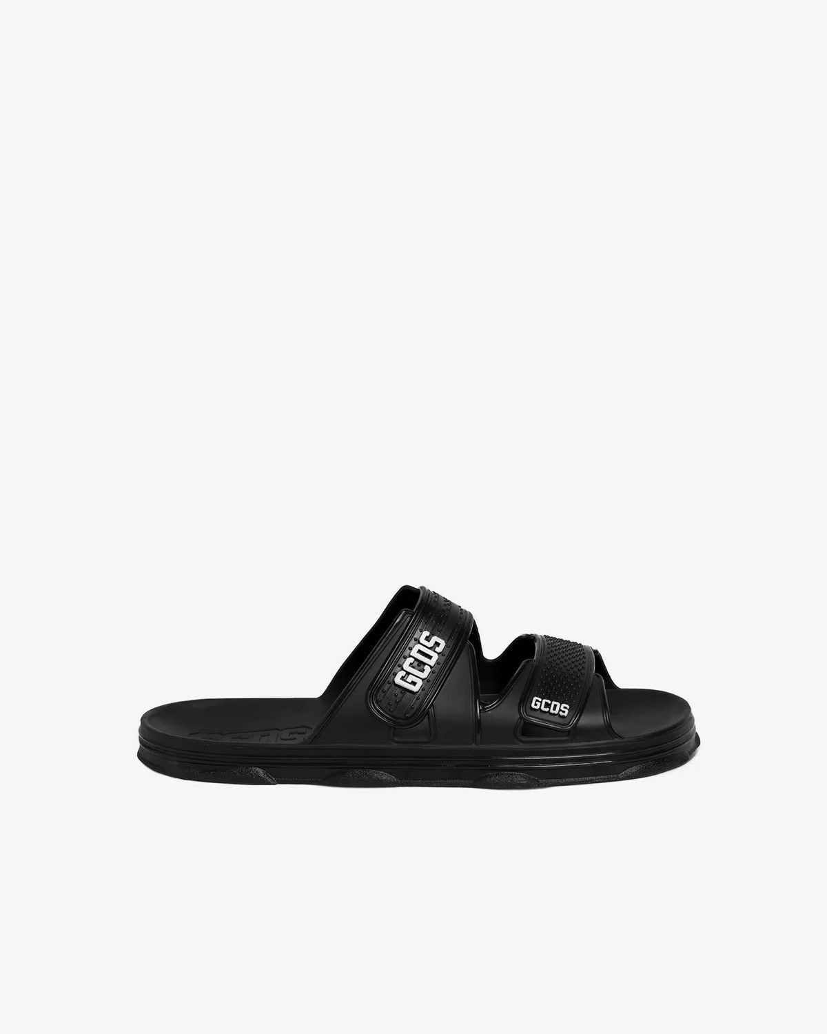 !DS! SS23 GCDS Logo Black Pool Slides