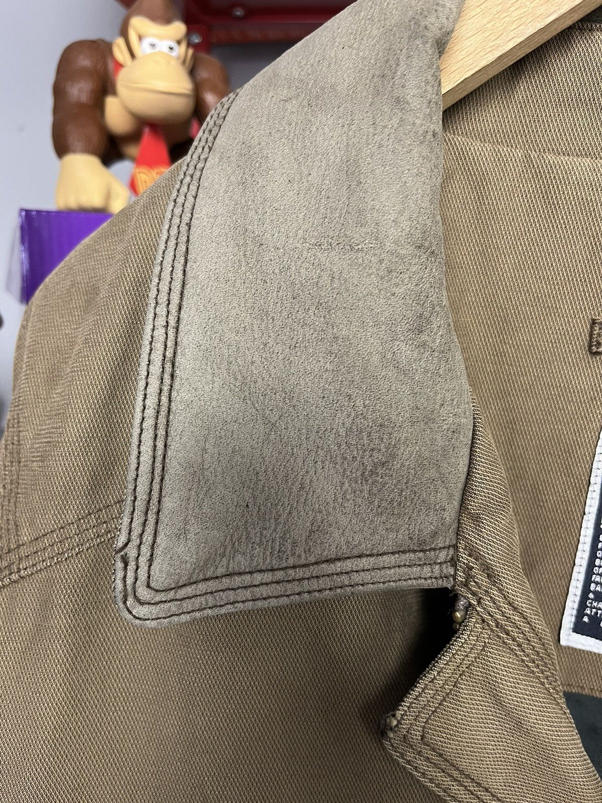 Baracuta × Vintage Vintage 00s Baracuta heavy insulated leather collar coat Size US L / EU 52-54 / 3 - 11 Thumbnail