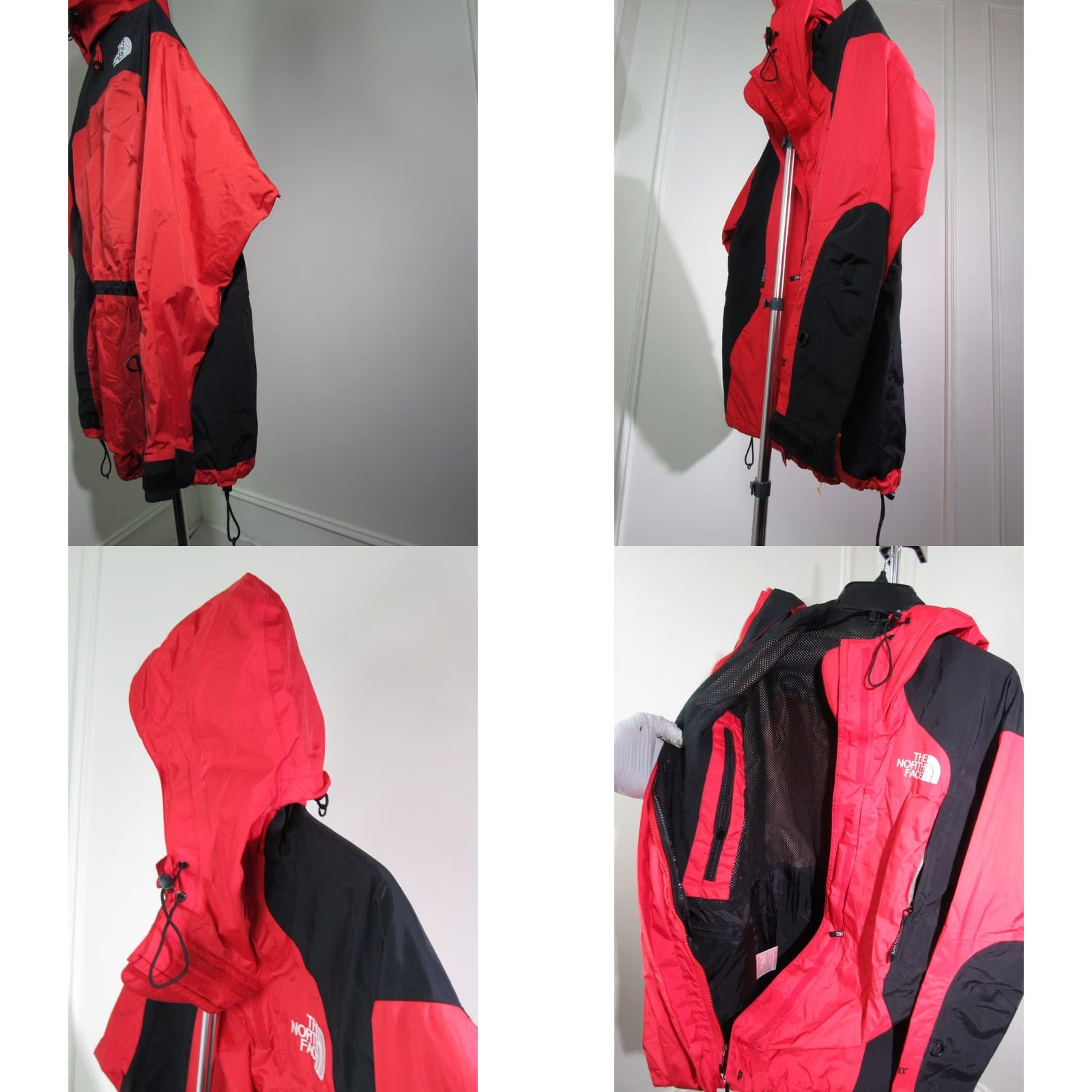 The North Face VINTAGE The North Face Ski Jacket Womens Hooded Red Black Size M/8 Extreme Gear Regular Fit Size M / US 6-8 / IT 42-44 - 8 Thumbnail