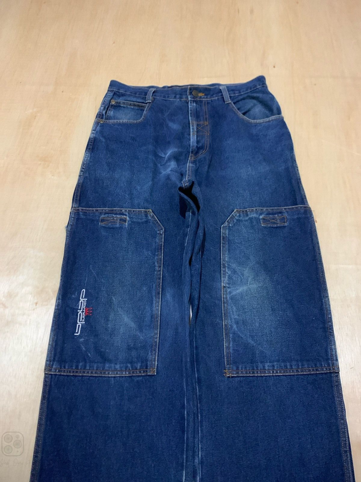 20471120 × Hysteric Glamour × Japanese Brand Vintage Y2k Damani Dada Baggy Denim Jeans Size US 32 / EU 48 - 2 Thumbnail