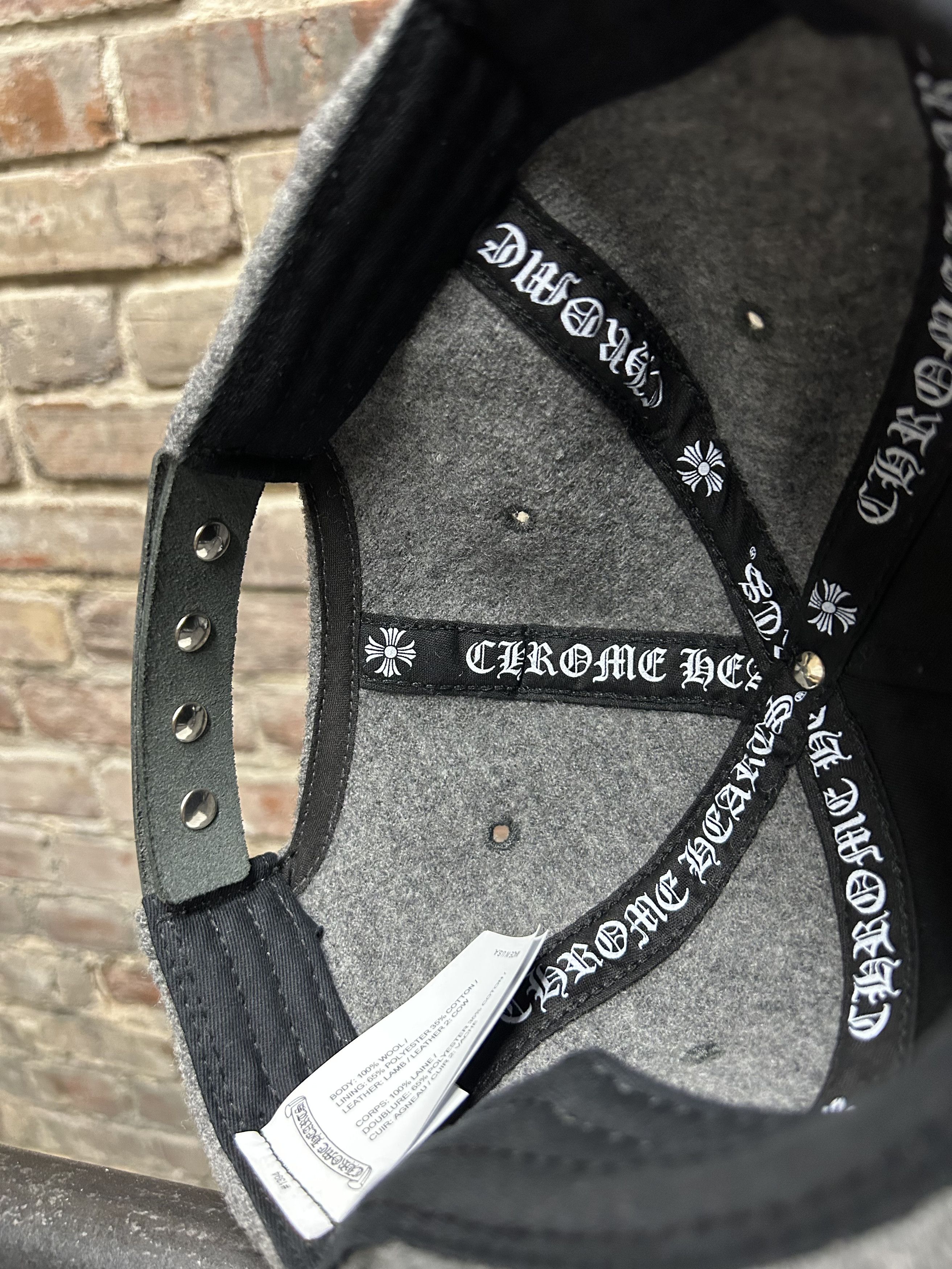 Chrome Hearts Chrome Hearts Logo Wool Hat Size ONE SIZE - 6 Thumbnail