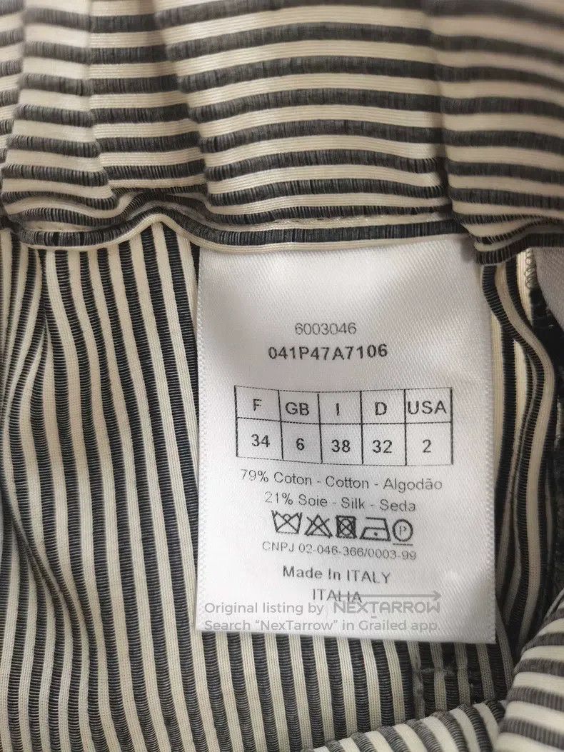 Dior Dior Casual striped trousers Size 42" / US 20 - 4 Thumbnail