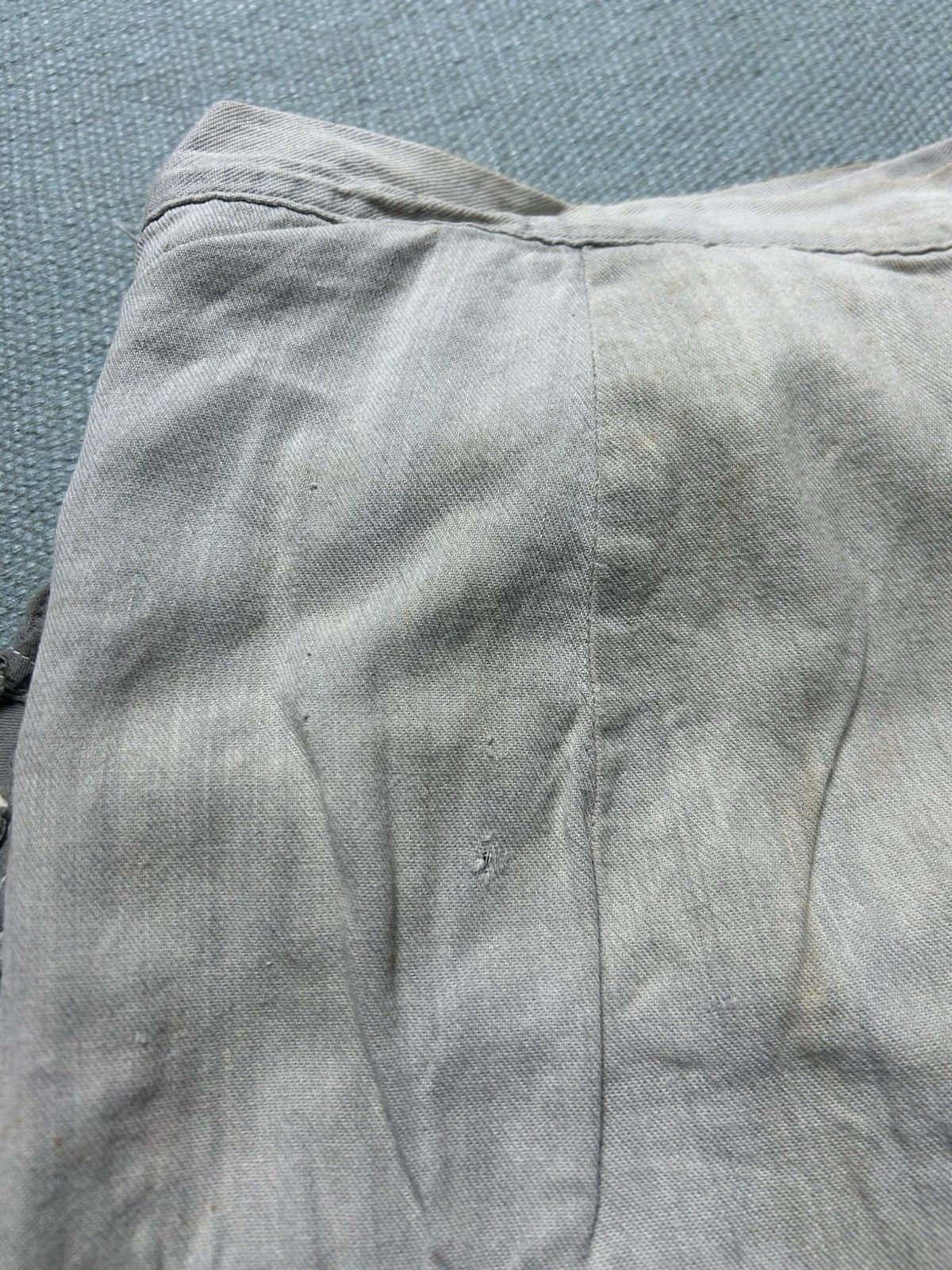 Vintage Vtg 50 women work pants cotton farm repaired pedal pusher 36 Size 36" / US 14 / IT 50 - 14 Thumbnail