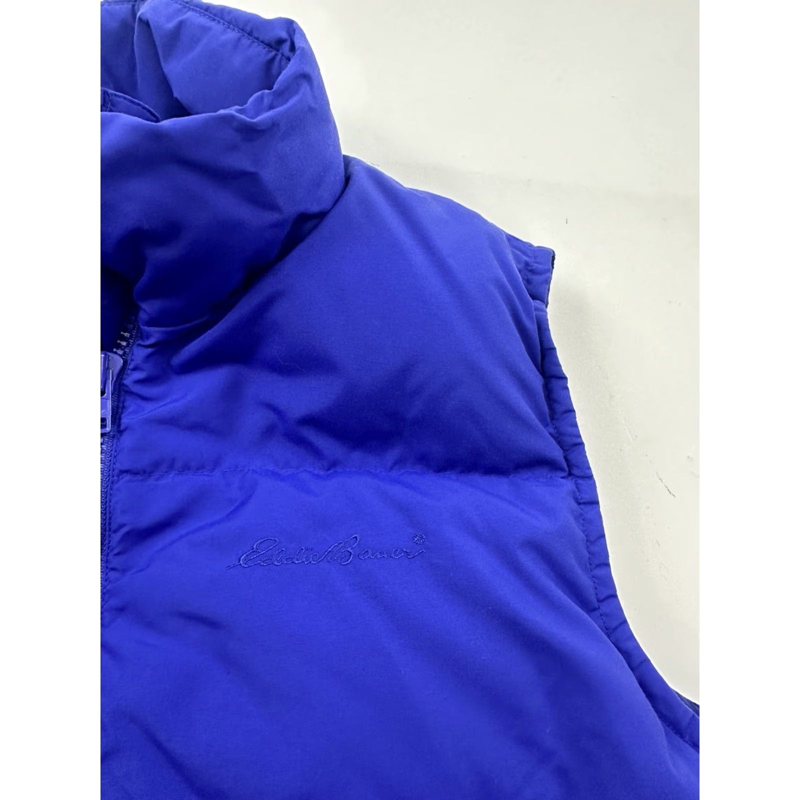 Eddie Bauer Eddie Bauer Vest Womens L Blue Nylon Down Sleeveless Puffer Jacket Logo Vintage Size L / US 10 / IT 46 - 4 Thumbnail