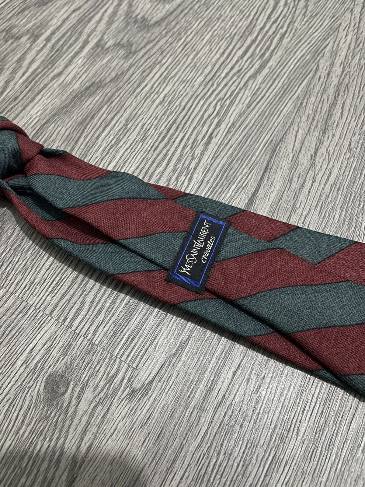 Yves Saint Laurent Yves Saint Laurent Tie Size ONE SIZE - 2 Thumbnail