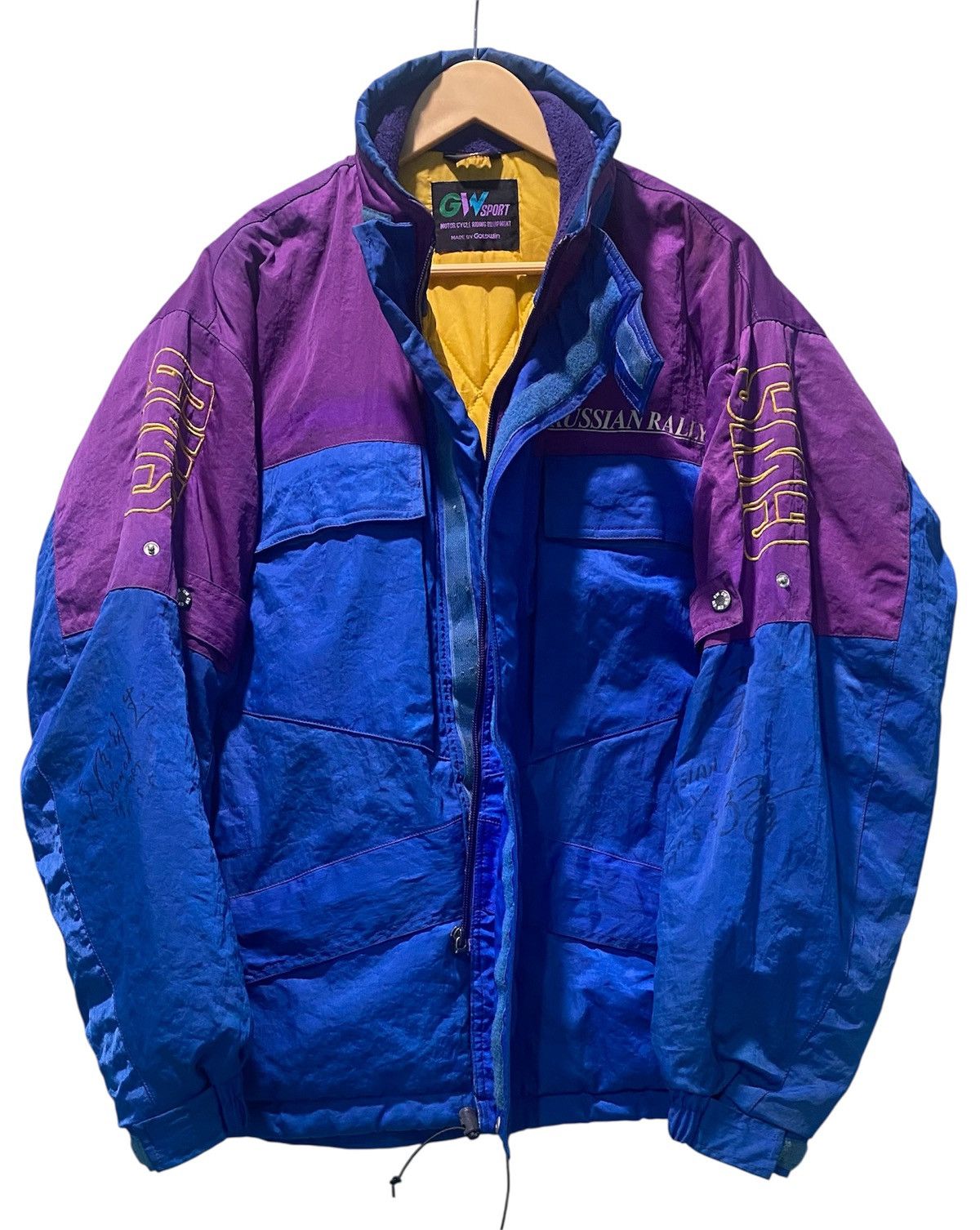 Goldwin Vintage 1997 Goldwin Motorsport Riding Russian Rally Jacket Size US M / EU 48-50 / 2 - 3 Thumbnail