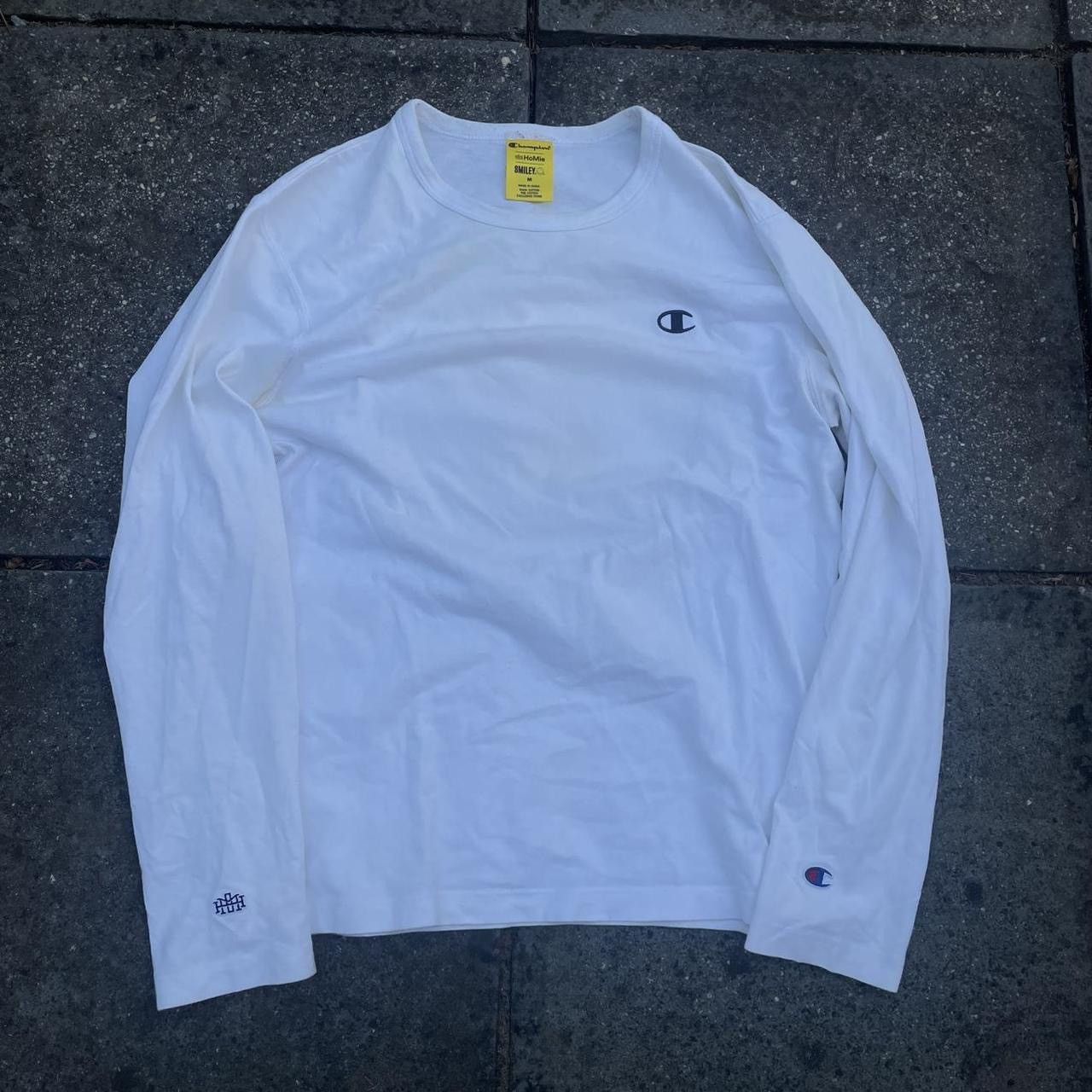 Champion Homie x champion smiley face longsleeve M Size US M / EU 48-50 / 2 - 2 Thumbnail