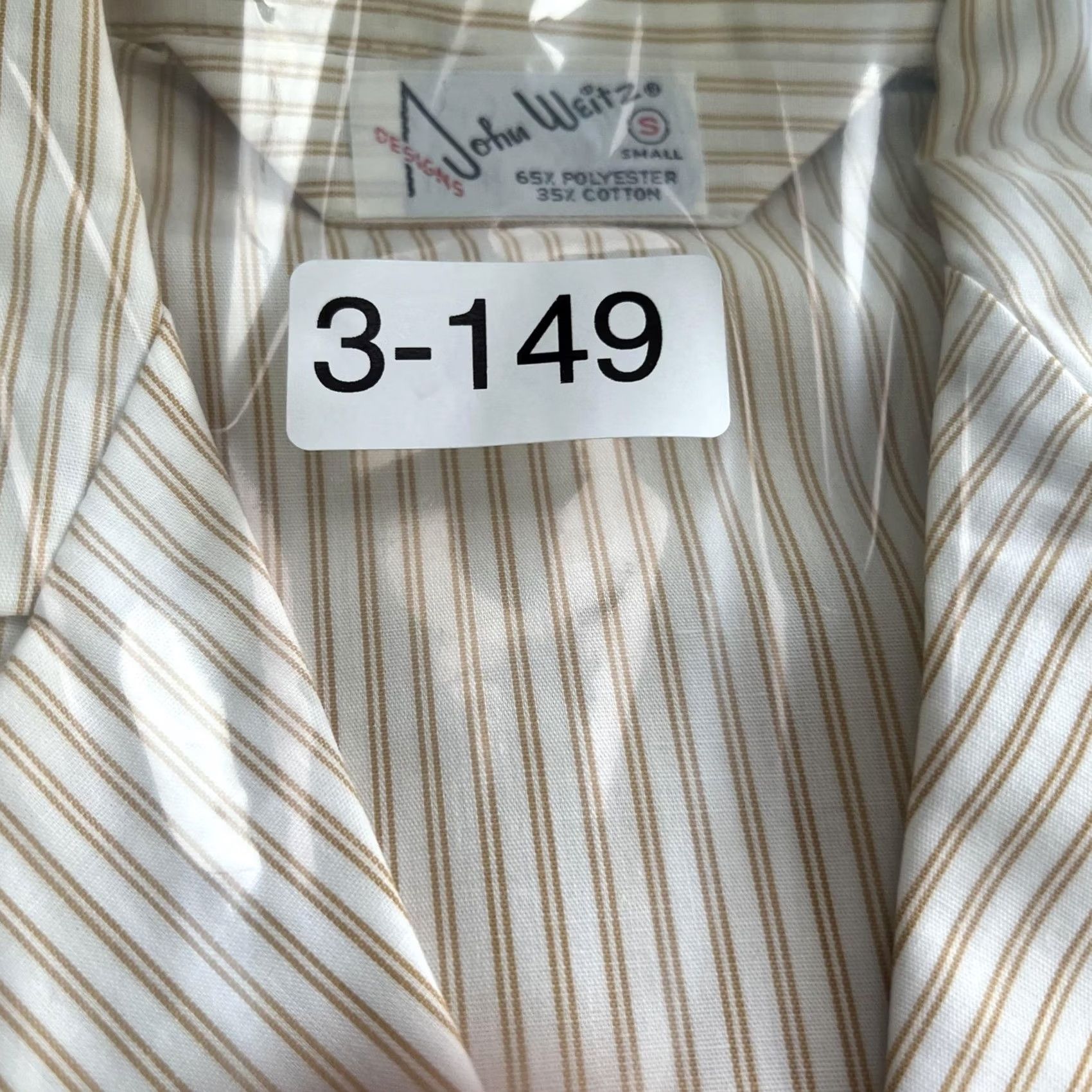 Vintage VINTAGE John Weitz Pajama Top Shirt Mens Small White Stripe Long Sleeve Nightwear Size US S / EU 44-46 / 1 - 4 Thumbnail