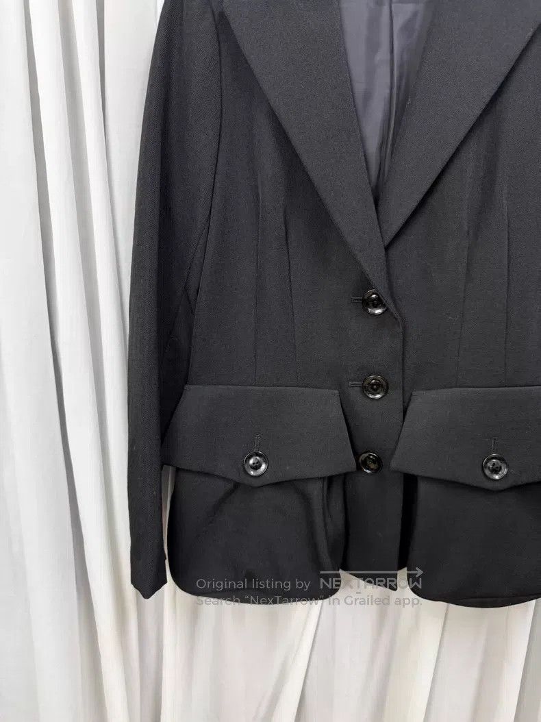 Yohji Yamamoto Yohji Yamamoto 23AW mainline waist-cinched detachable doub Size US S / EU 44-46 / 1 - 2 Thumbnail