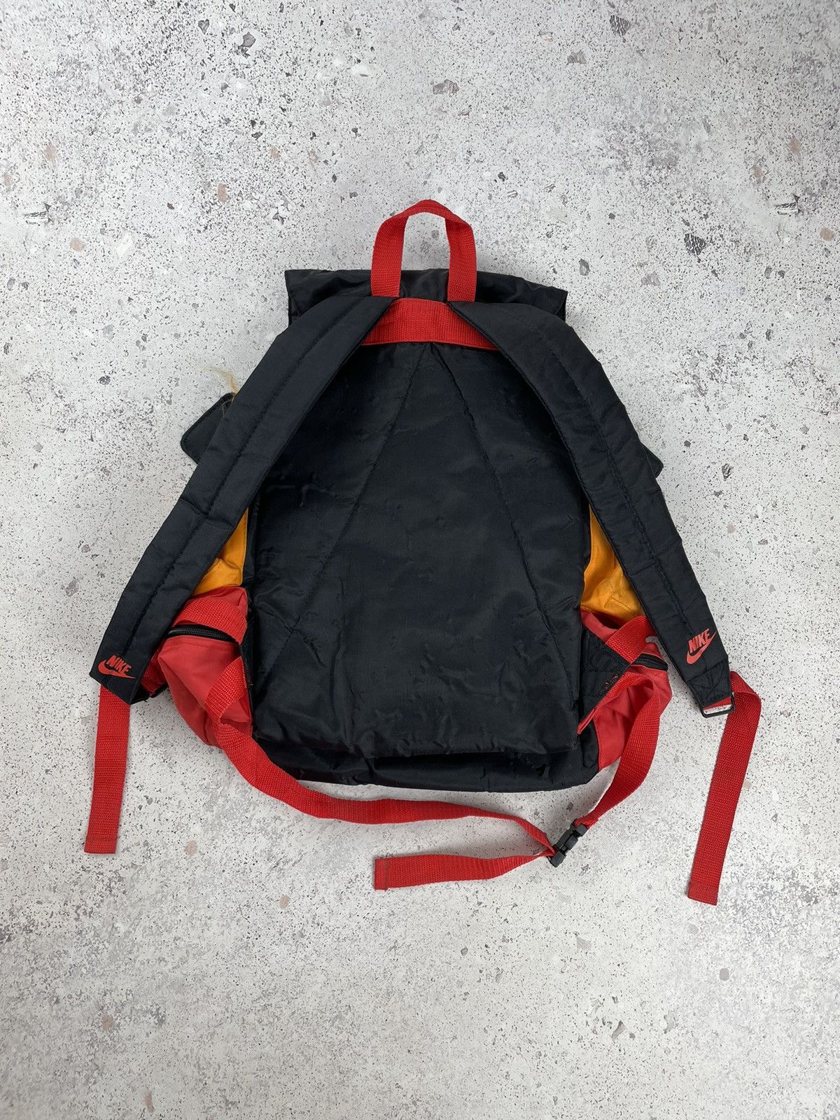 Nike Vintage Nike Old School Backpack Big Logo Size ONE SIZE - 11 Thumbnail