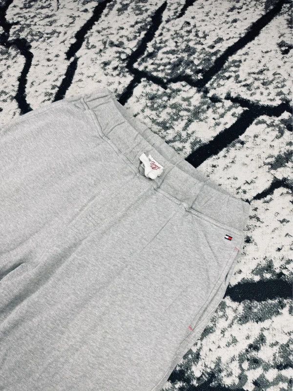 Tommy Hilfiger Tommy Hilfiger wide-leg tracksuits gray logo M Size 26" / US 2 / IT 38 - 3 Thumbnail