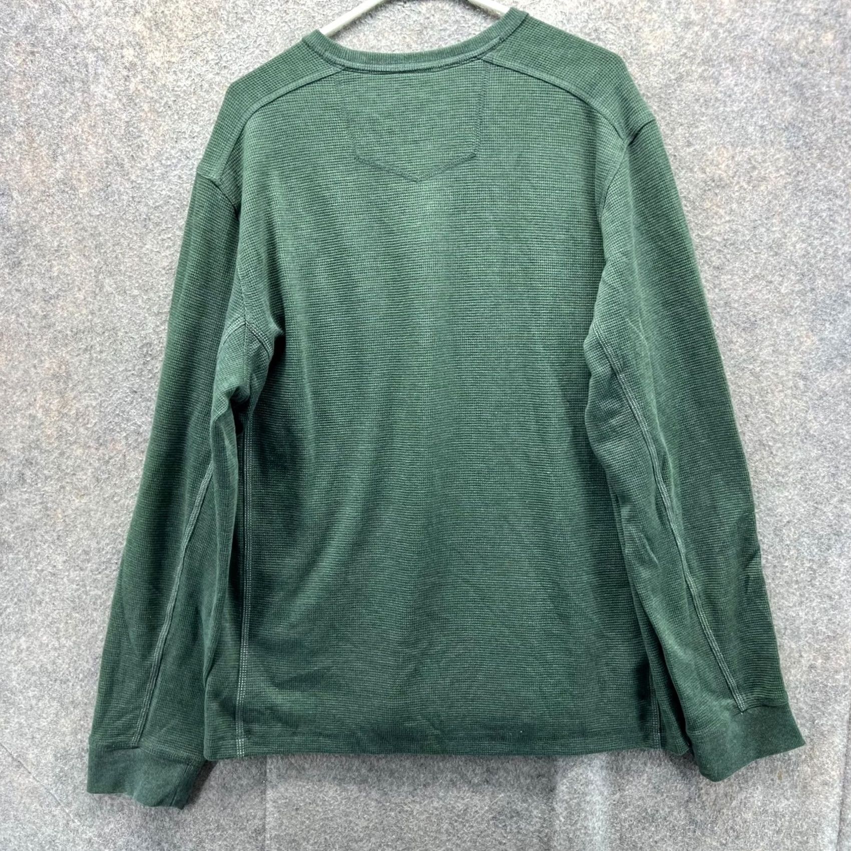 Eddie Bauer Eddie Bauer Shirt Mens XL Green Pullover Long Sleeve Crewneck Waffle Knit Shirt Size US XL / EU 56 / 4 - 2 Thumbnail