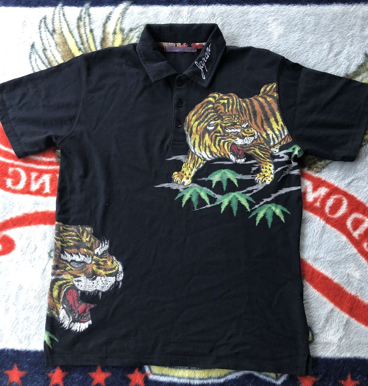 Bullet Noise Vintage Sukajan Tiger Japan Shirt Tee Size US M / EU 48-50 / 2 - 12 Thumbnail