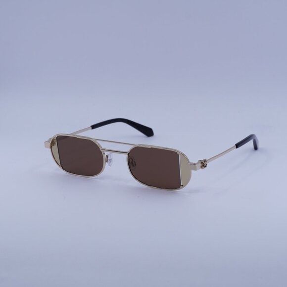 Off-White Off-White Off-White OERI14H LYNN 7664 Sunglasses Gold Oval Size ONE SIZE - 5 Thumbnail