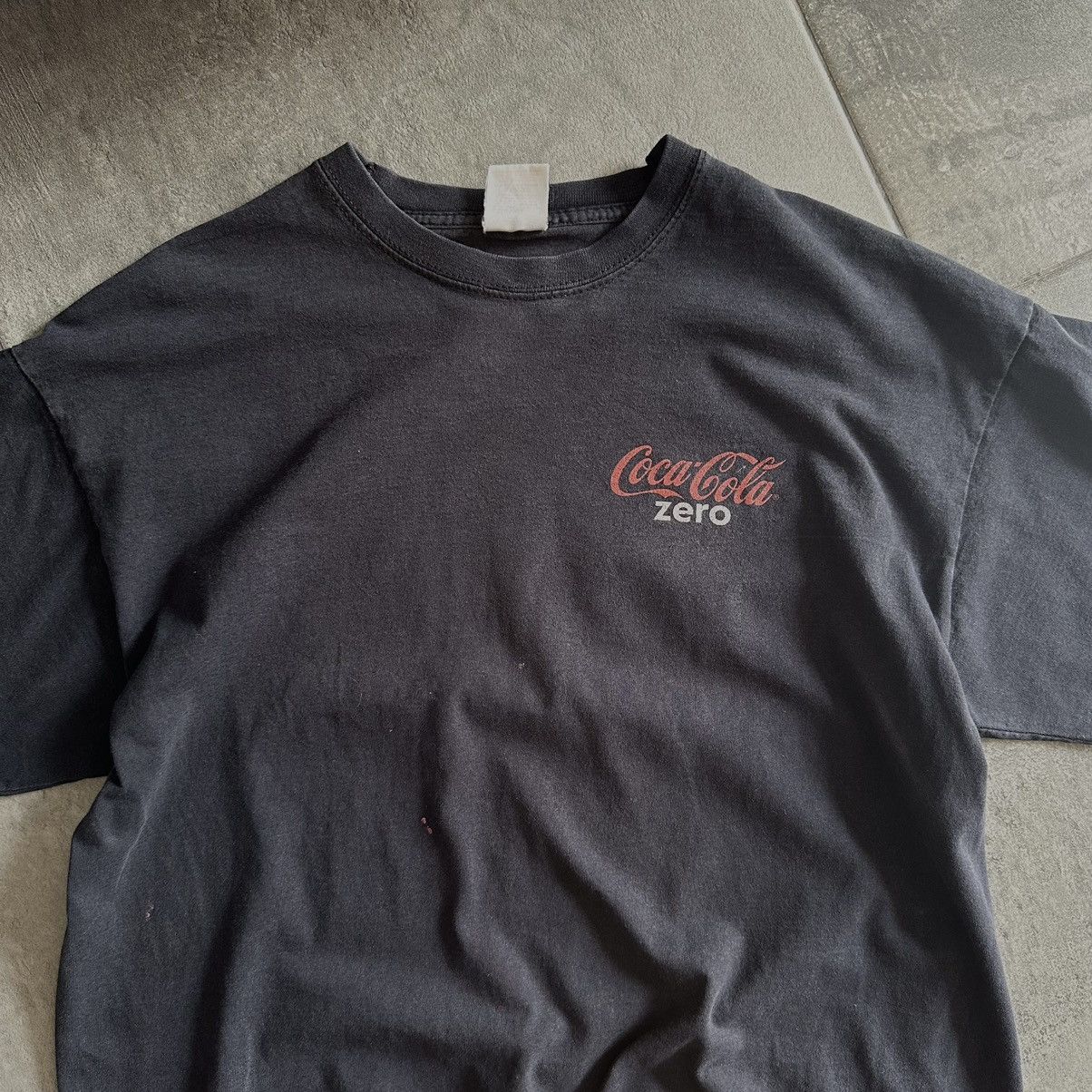 Coca Cola × Vintage Vintage Coca-Cola Zero T-shirts Big Logo Y2K Style USA 00s Size US M / EU 48-50 / 2 - 7 Thumbnail