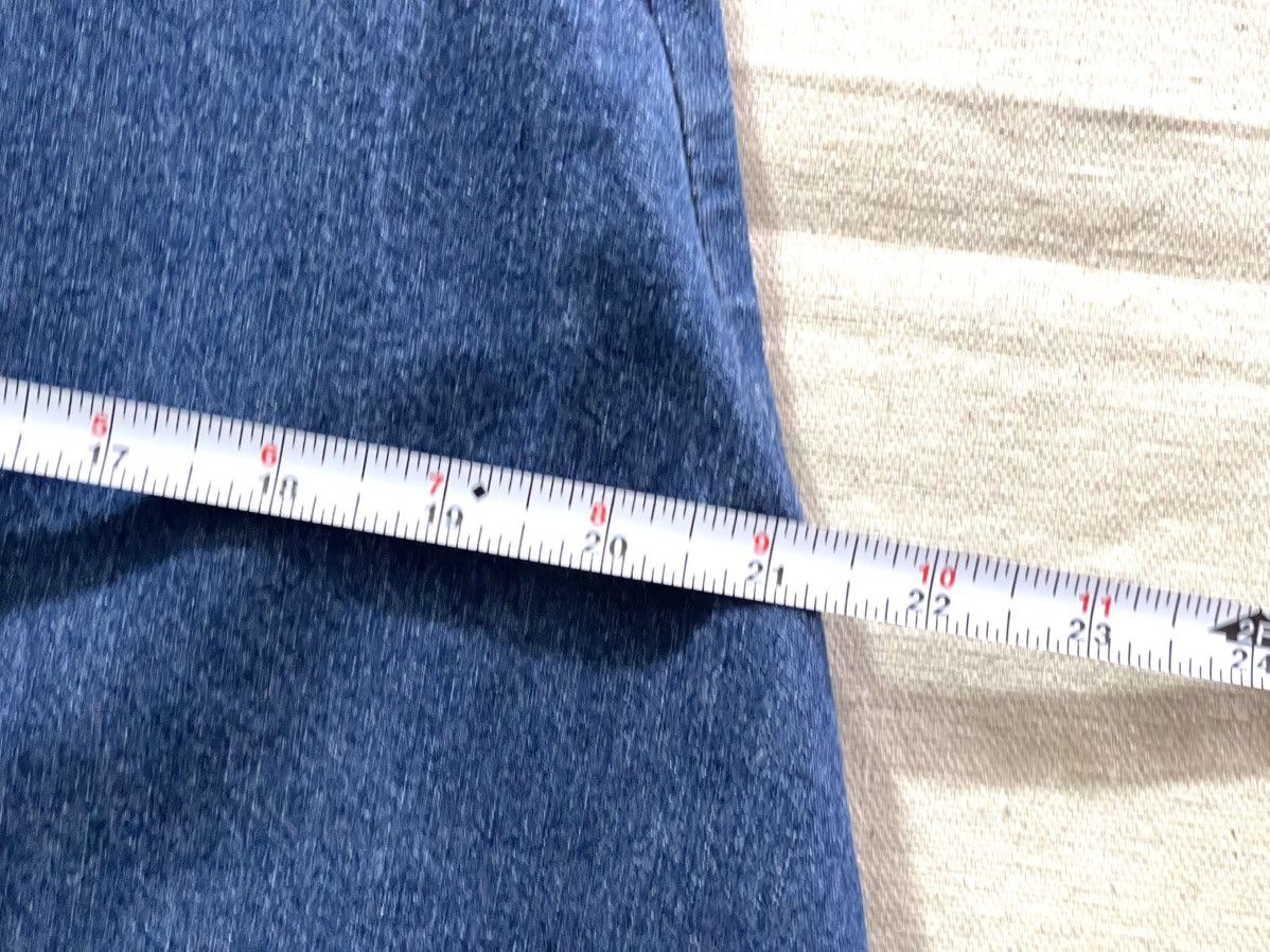 CHOCOOLATE Denim Elastic Waist A Line Faux Button Midi Skirt Size 27" / US 4 / IT 40 - 10 Thumbnail