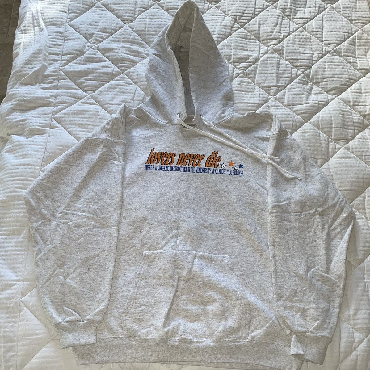 Hanes × Vintage Vintage Hanes Love Never Dies Hoodie Size US M / EU 48-50 / 2 - 2 Thumbnail
