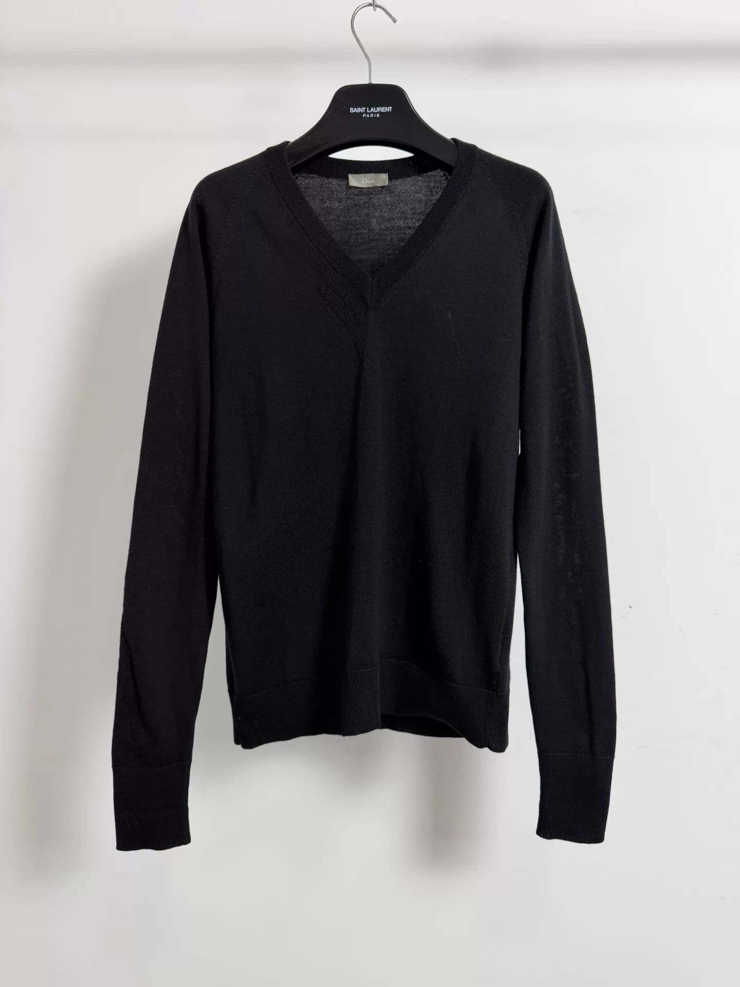 DIOR HOMME 19aw ワッペンロゴバージンウールセーター 完売 Dior Homme】ディオールオム『アトリエロゴ クルーネックセーター