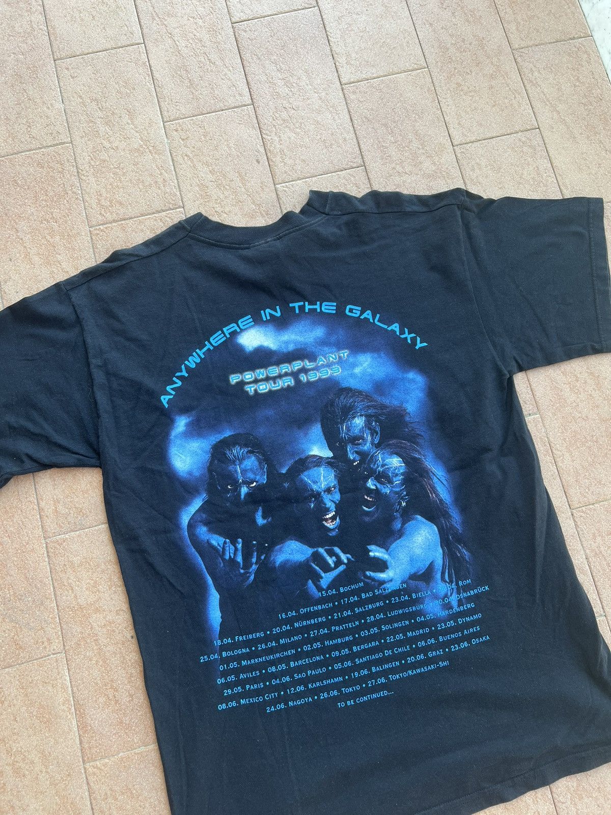 Band Tees × Vintage Vintage 90's Gammaray 1999 T-Shirt Tour Concert Size US L / EU 52-54 / 3 - 2 Thumbnail