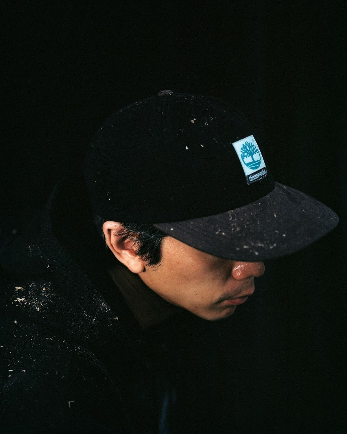 Timberland × thisisneverthat TNT TiMBERLAND WASHED 2-TONE CAP BLACK CANVAS BROWN SUEDE Size ONE SIZE - 13 Thumbnail