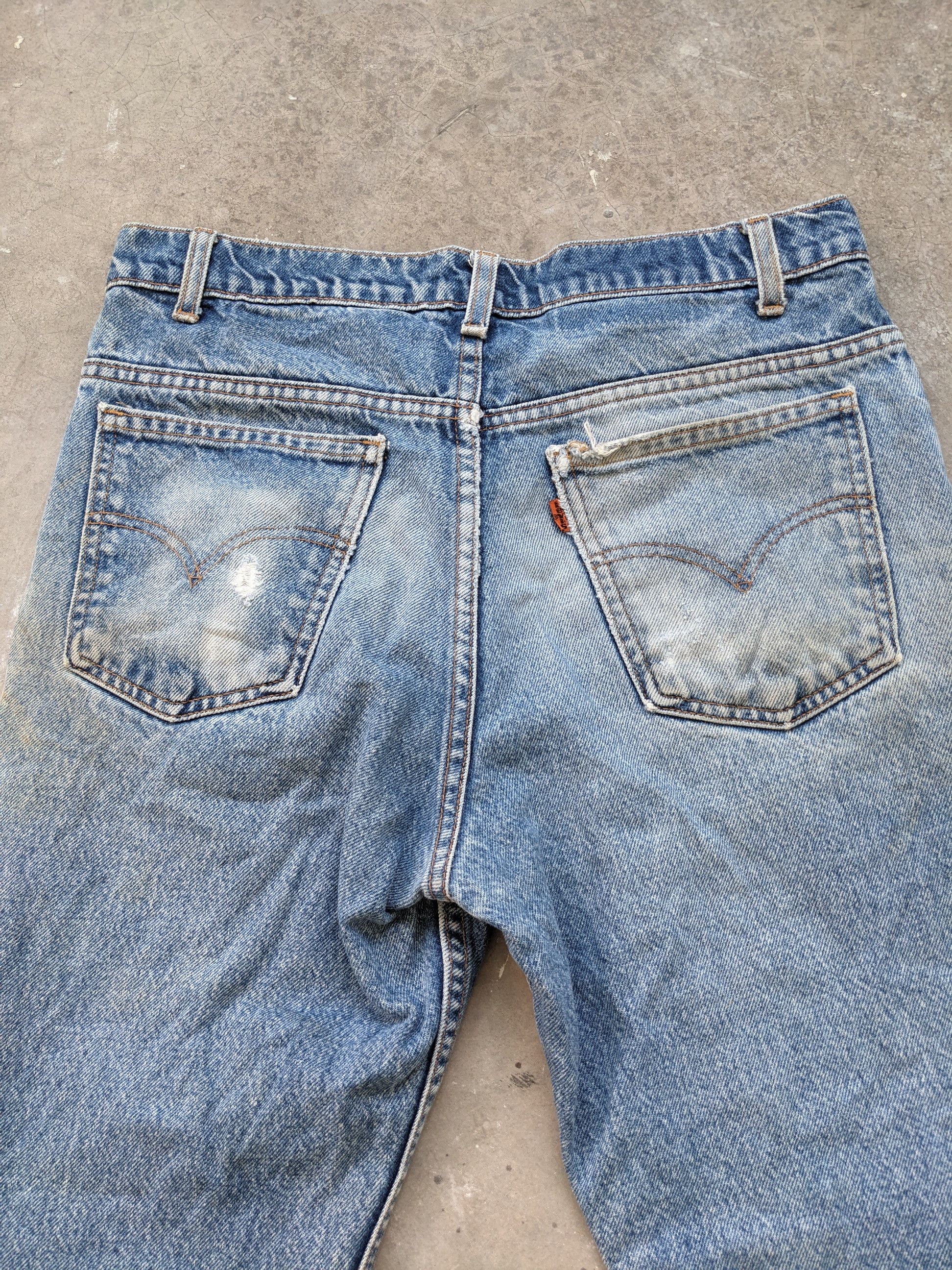 Levi's × Levi's Vintage Clothing × Vintage Vintage Levis Bootcut 517 Flare Jeans Patches Size US 31 - 16 Thumbnail