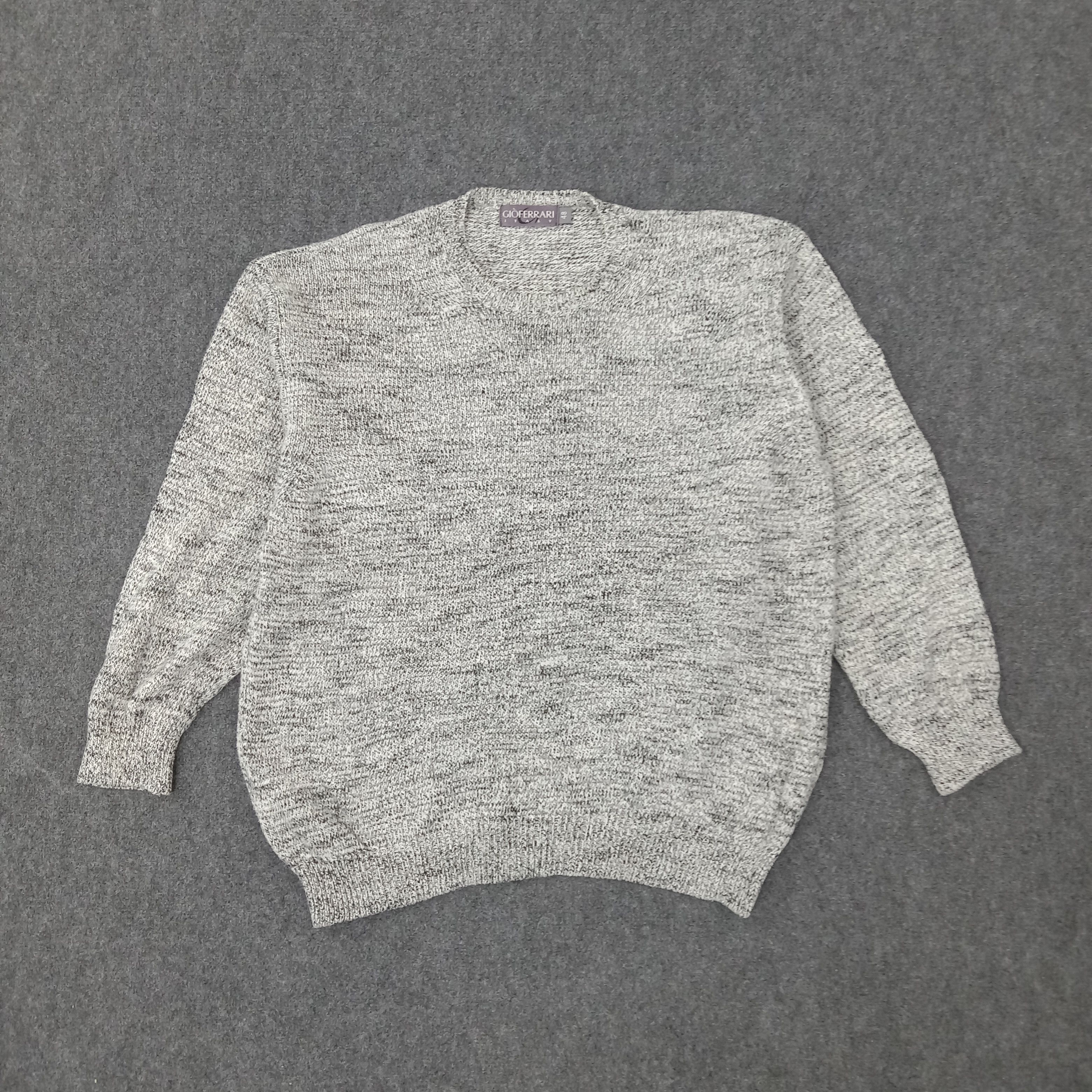Vintage GIO Ferrari Italy Skulls Custom Knitwear Sweatshirt C230N2 Size US L / EU 52-54 / 3 - 3 Thumbnail