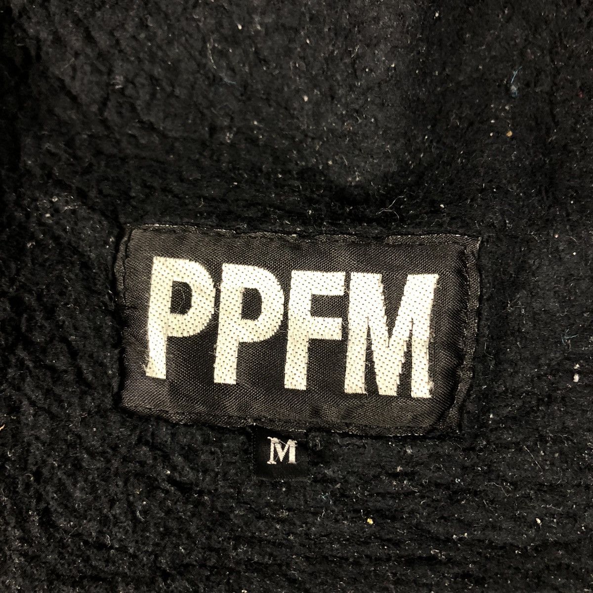 PPFM Rich Black Biker Jacket PPFM Asymmetrical Pocket Punk Style Size US M / EU 48-50 / 2 - 20 Thumbnail
