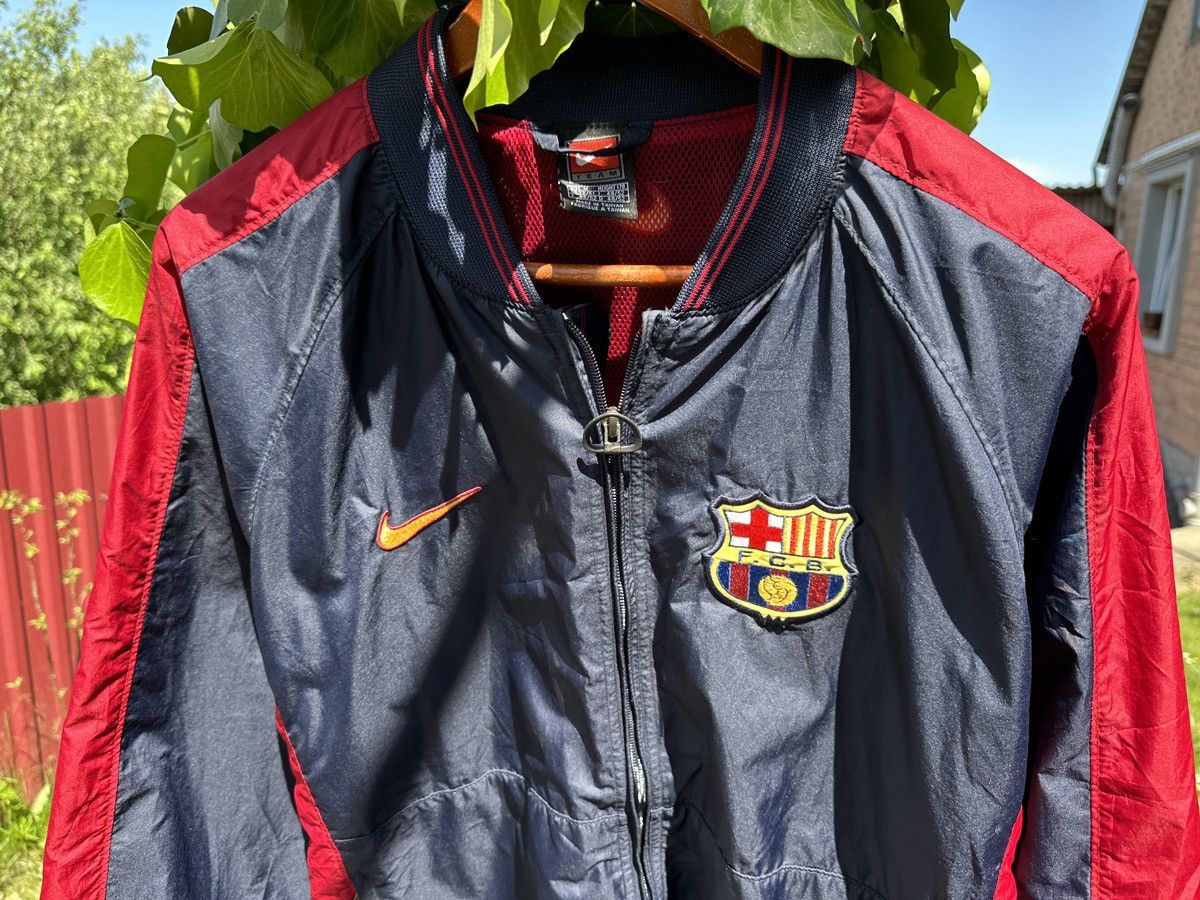 Nike Nike x Vintage FC Barcelona 1998 2000 Track Top Jacket — M Size US M / EU 48-50 / 2 - 2 Thumbnail