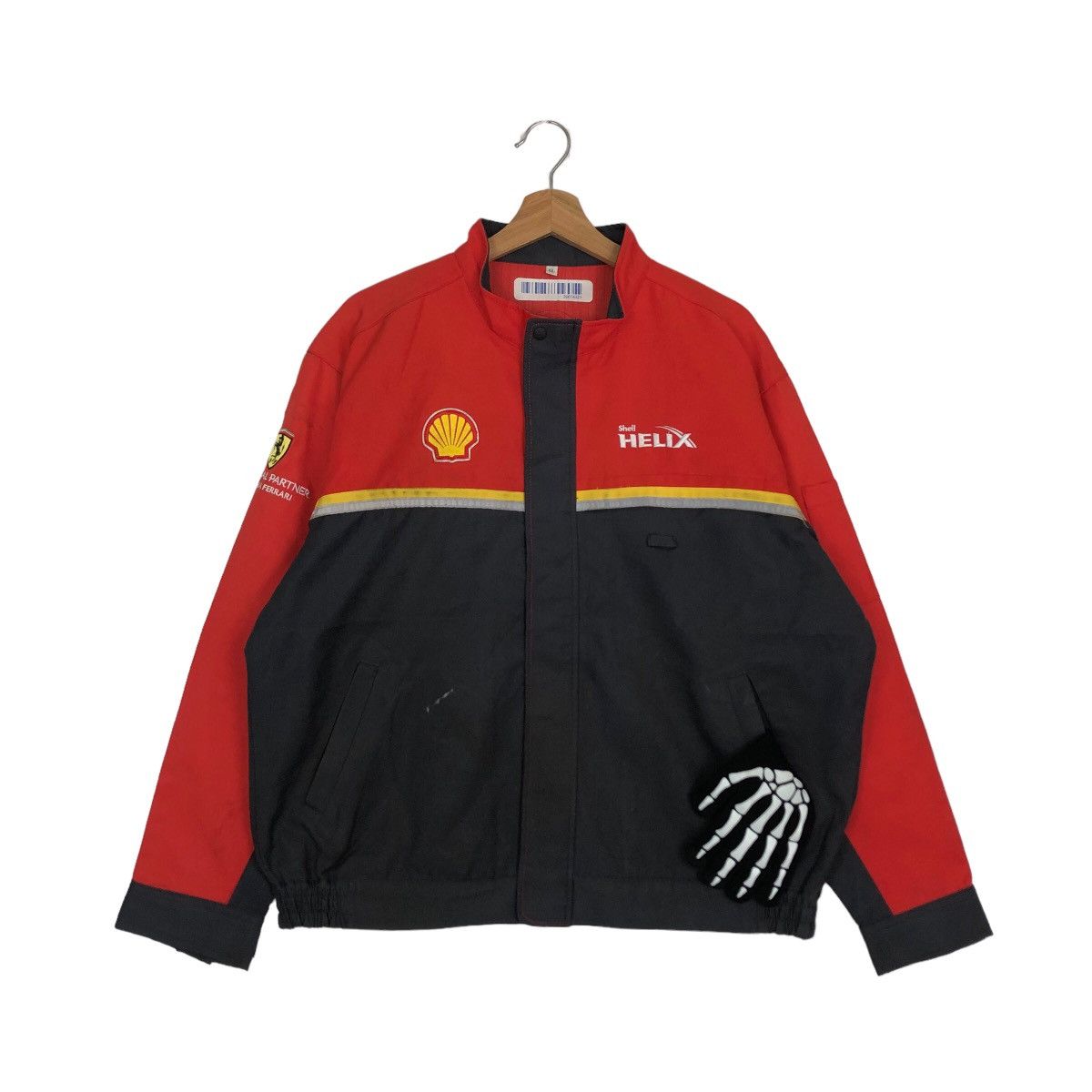 Japanese Brand 🔥VINTAGE BOMBER JACKET SHELL HELIX BIG LOGO RACING Size US M / EU 48-50 / 2 - 1 Thumbnail