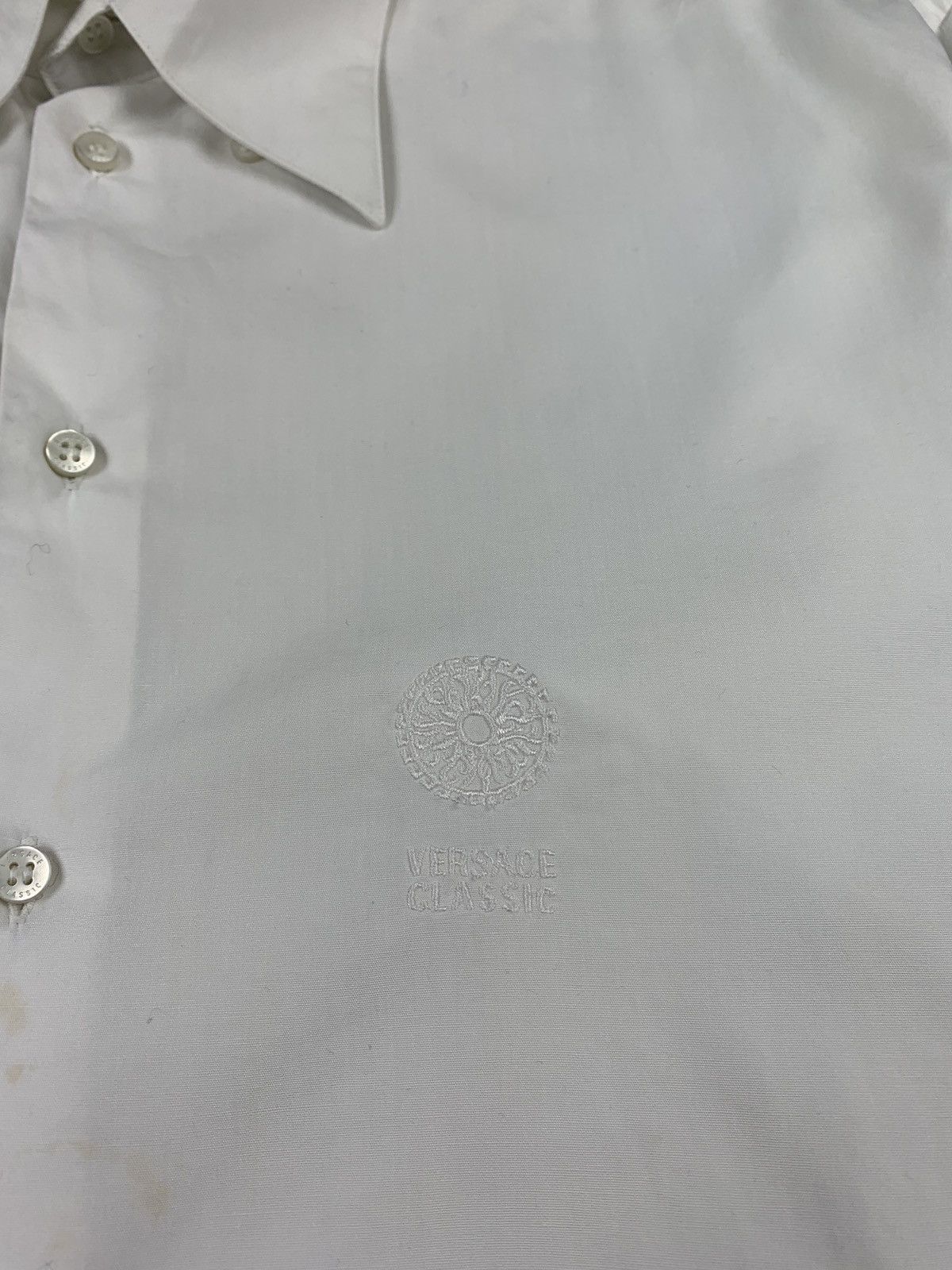 Versace VERSACE CLASSIC V2 FORMAL SHIRT WHITE LONG SLEEVE TOP 90’S Size US XS / EU 42 / 0 - 5 Thumbnail