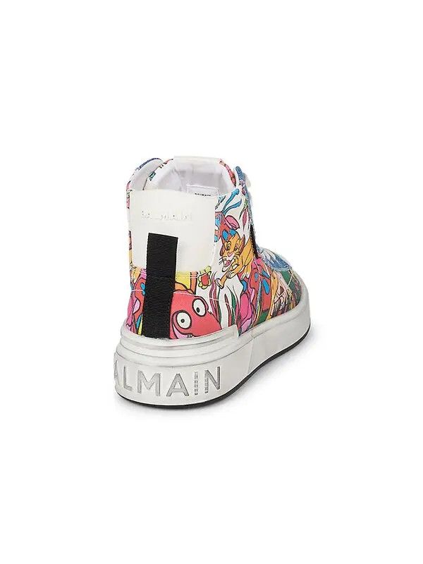 Balmain o1s1wg111225 X Disney Lion King Sneakers in Multicolor Size US 8 / IT 38 - 5 Thumbnail