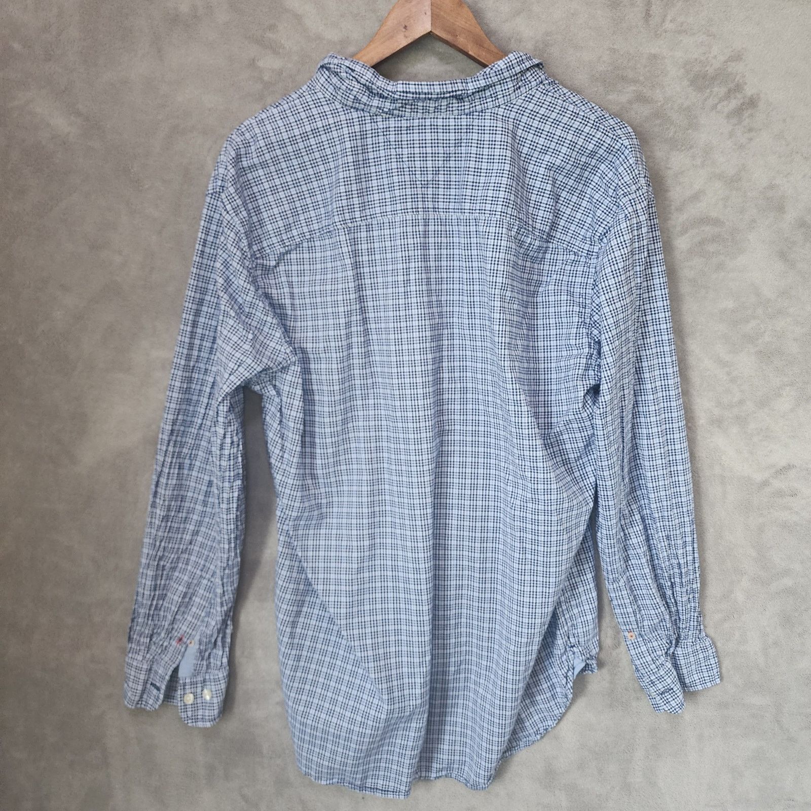 Tommy Hilfiger Men's XL Blue White Tommy Hilfiger Shirt Size US XL / EU 56 / 4 - 2 Thumbnail