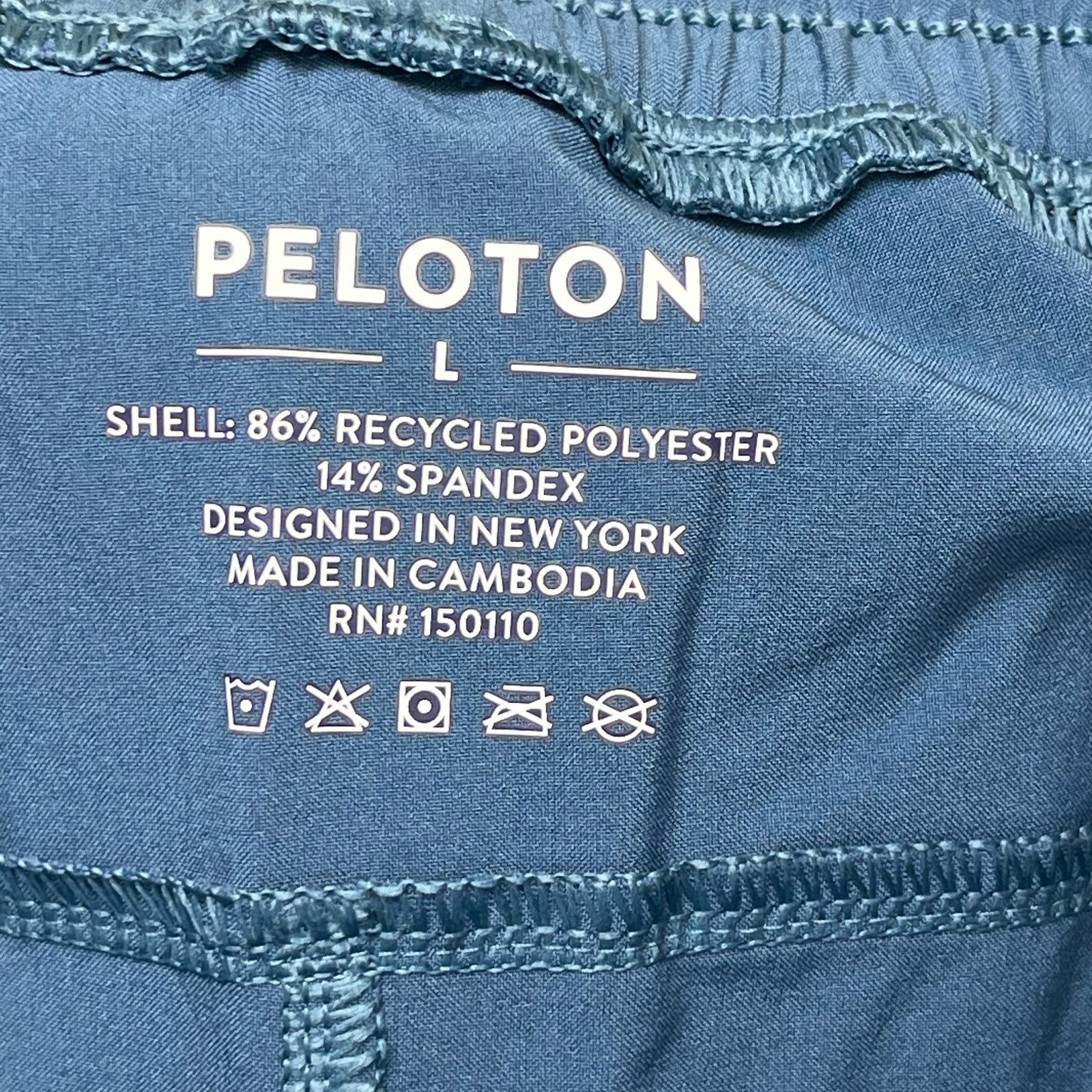 Peloton Peloton Sessions 8” Unlined Resistance Shorts Blue Large Size US 32 / EU 48 - 5 Thumbnail