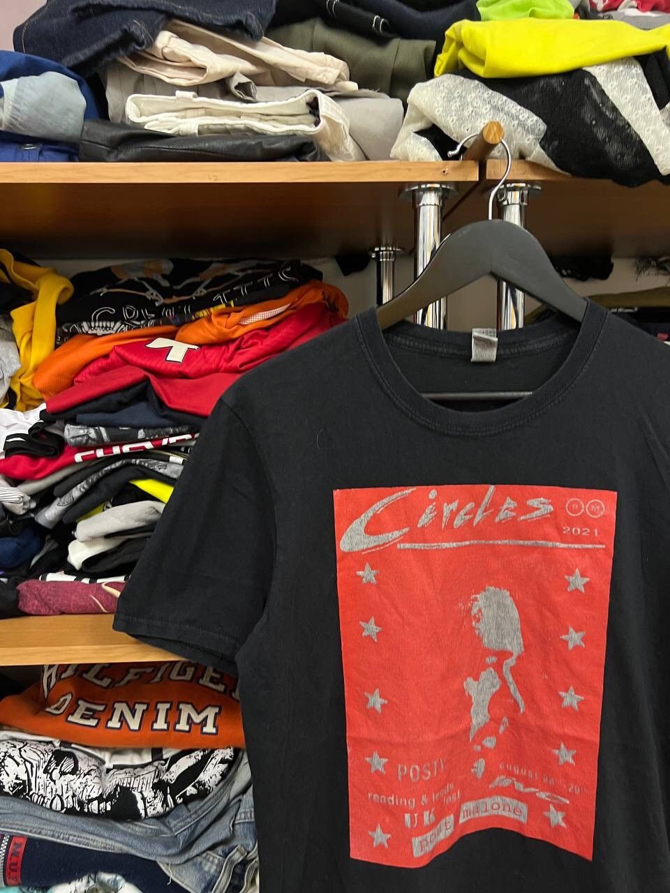 Rap Tees × Vintage Posty Co Circles Tour Merch T-Shirt Black Size US M / EU 48-50 / 2 - 2 Thumbnail